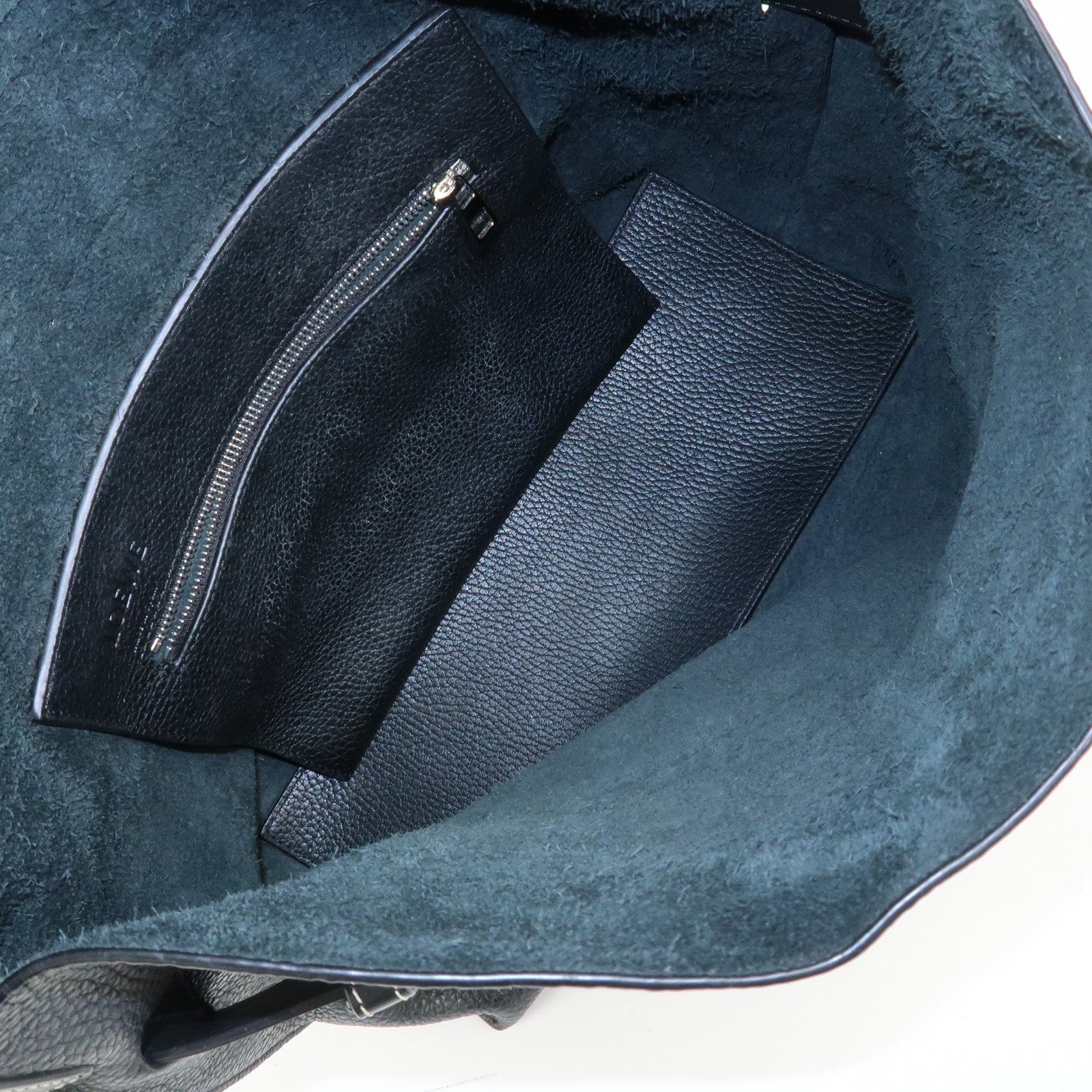 LOEWE Anagram Logo Leather Shoulder Bag Crossbody Bag Black