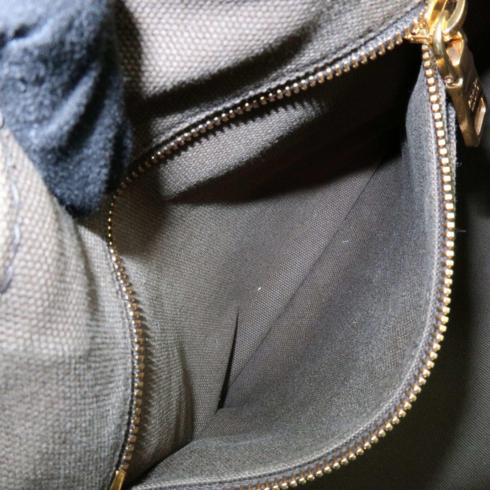 PRADA Logo Canapa Canvas Tote Bag Hand Bag Khaki 1BG642