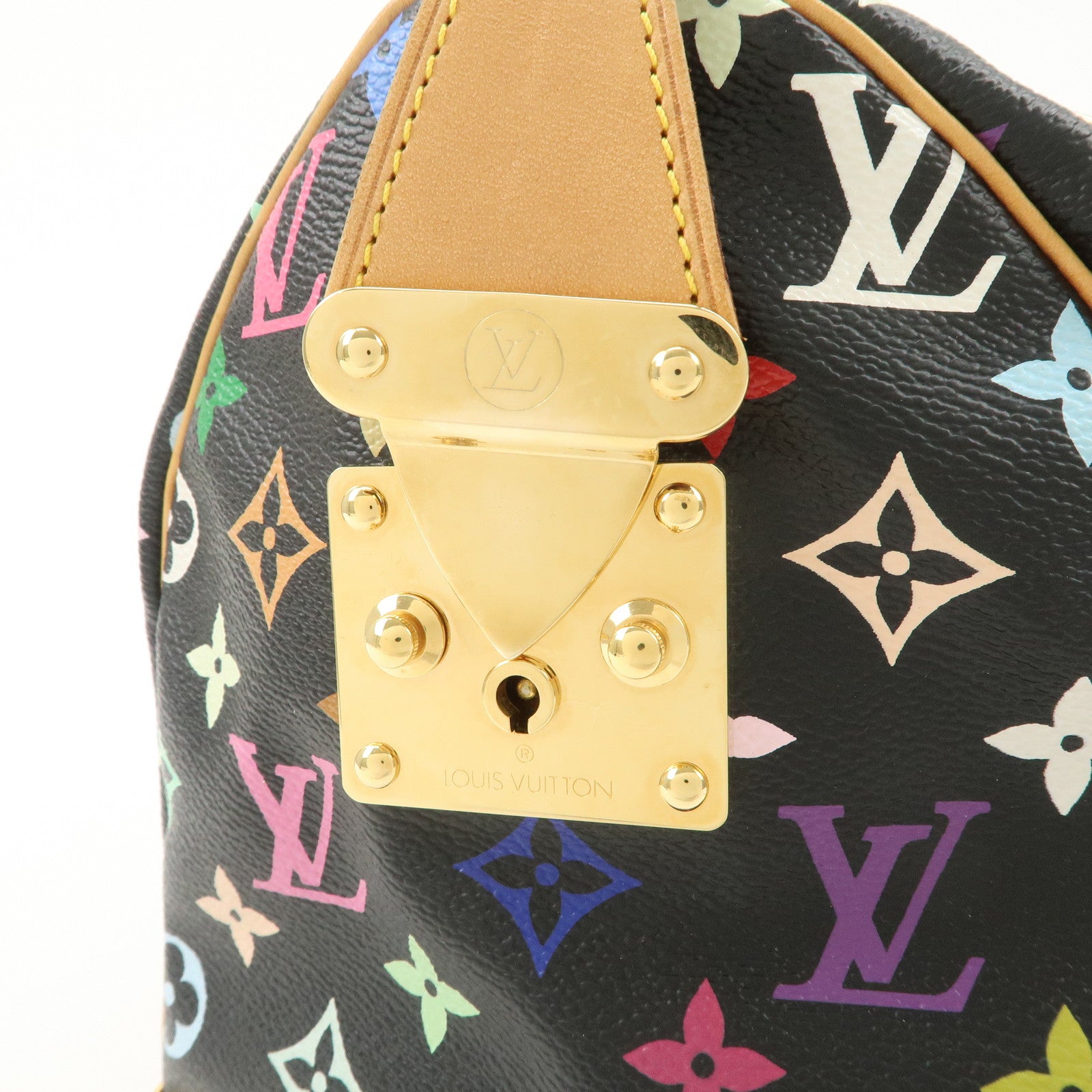Louis Vuitton Monogram Multicolor Speedy 30 Hand Bag M92642 Used