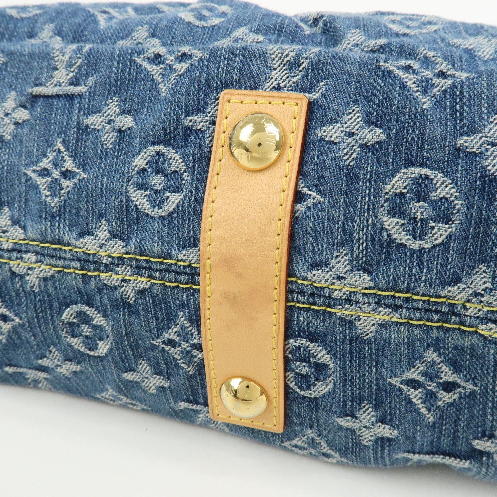 Louis Vuitton Monogram Denim Neo Cabby MM 2Way Bag Blue M95349