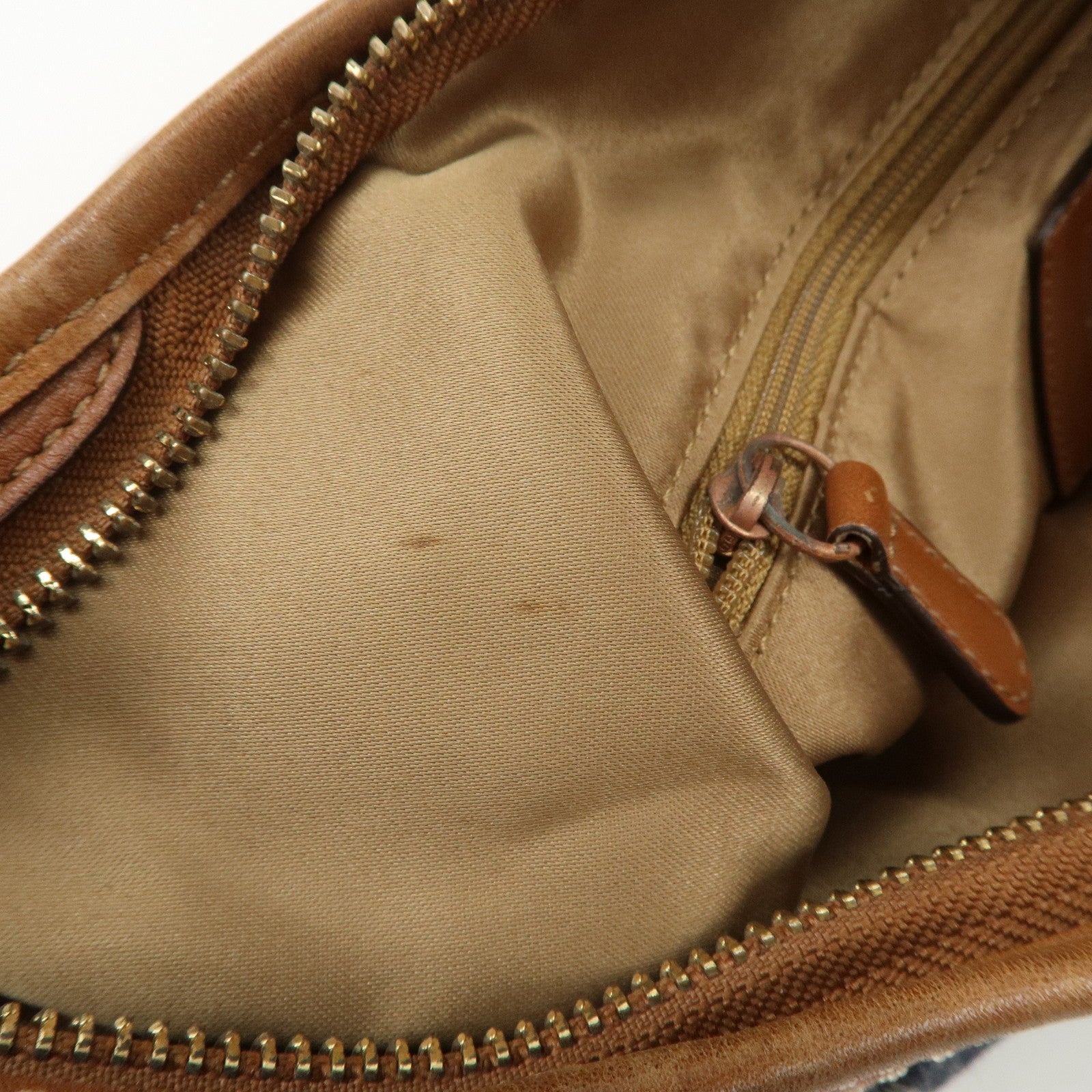 COACH Set of 3 Shoulder Bag Hand Bag Blue Brown