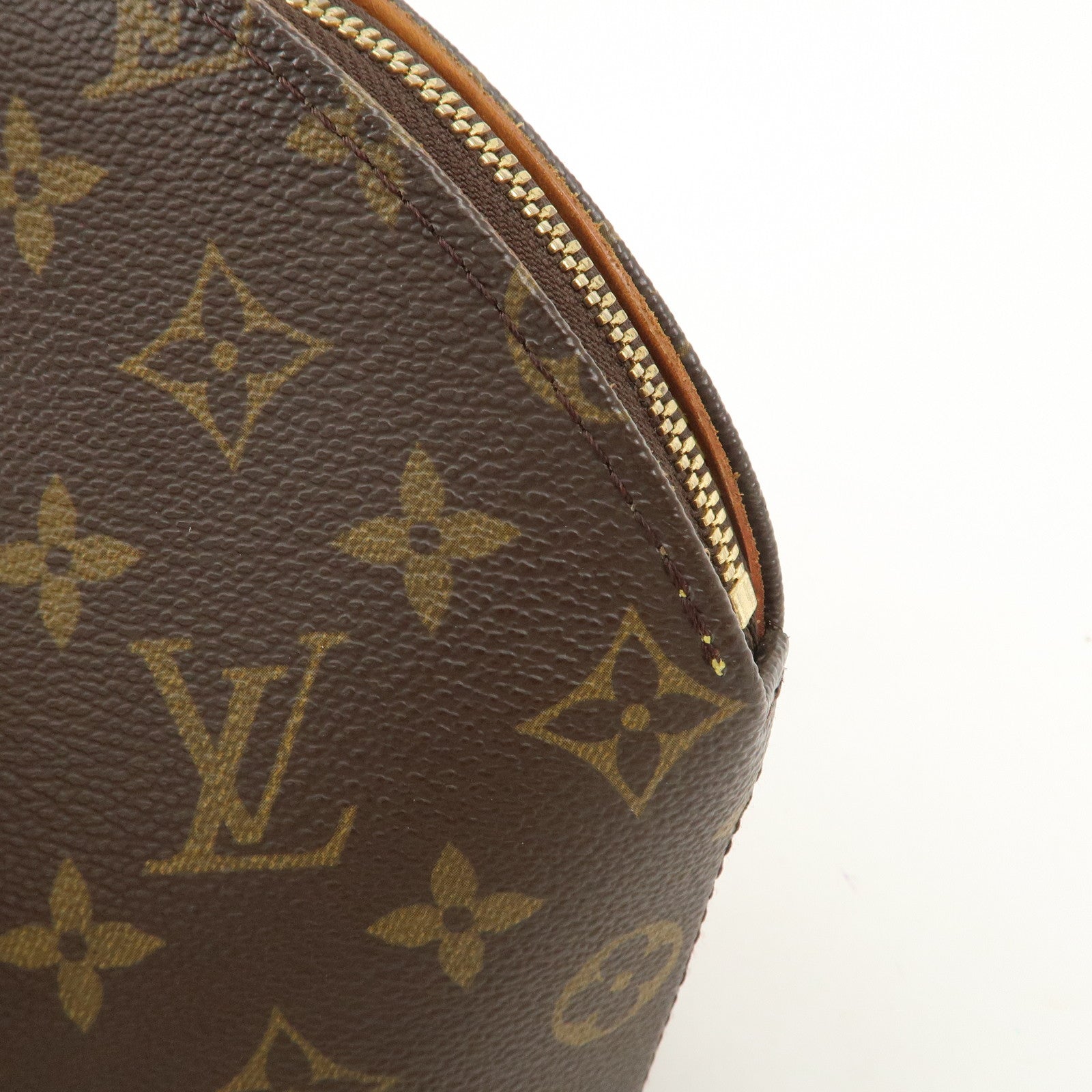 Louis Vuitton Monogram Ellipse PM Hand Bag Brown Gold Hardware M51127 Used
