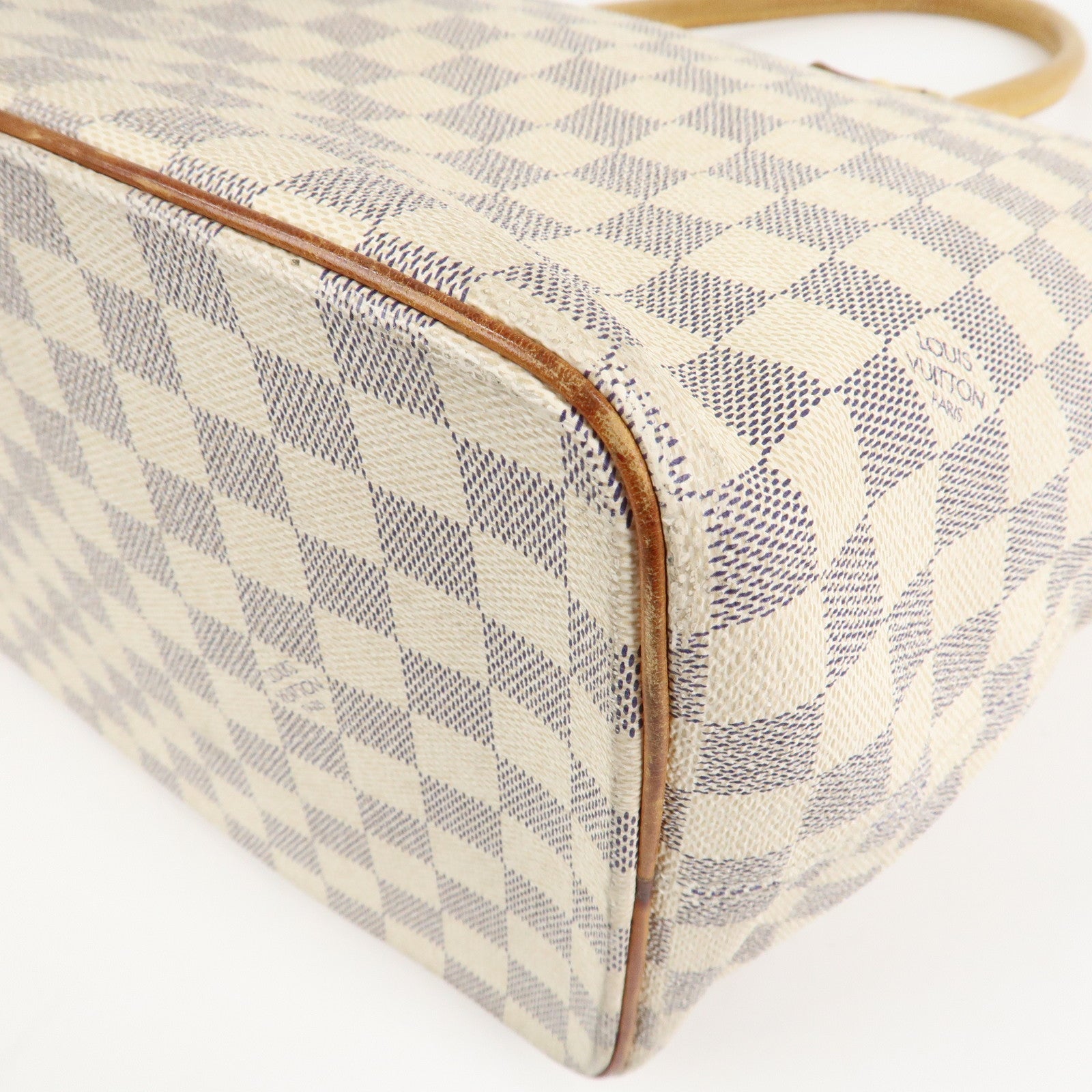 Louis Vuitton Damier Azur Saleya PM Tote Bag Hand Bag N51186