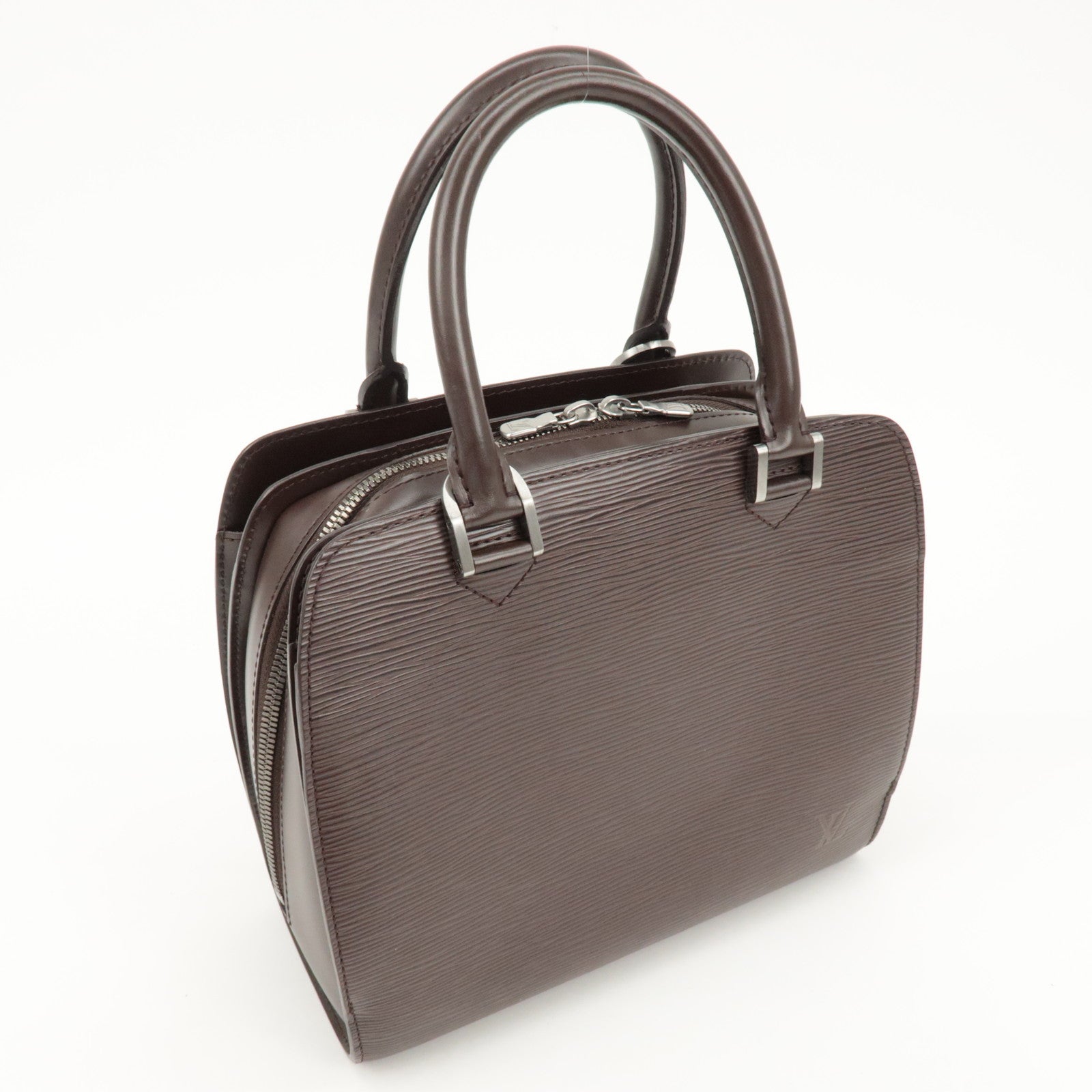 Louis Vuitton Epi Leather Pont Neuf Hand Bag Mocha Brown M5205D Used