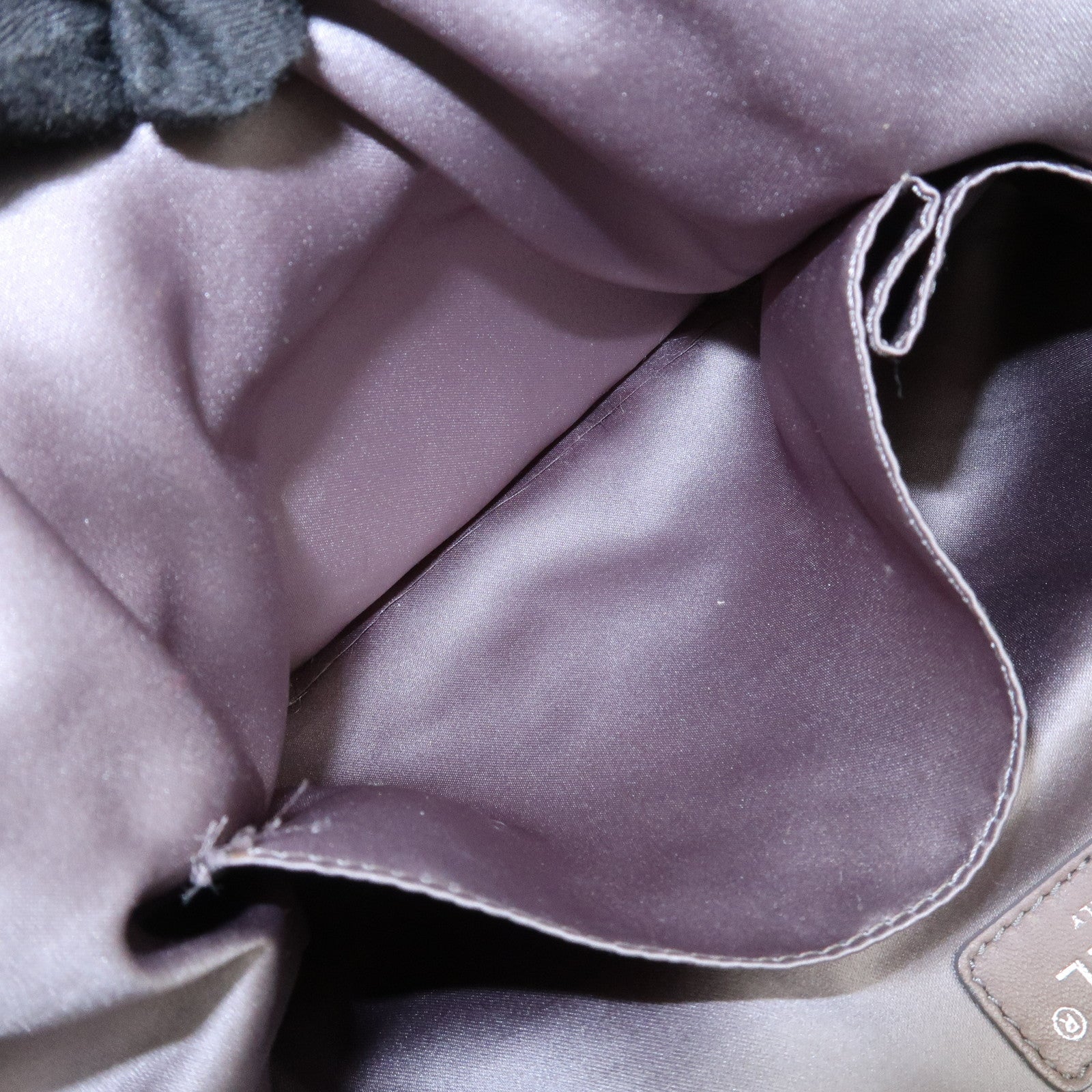 CHANEL Leather Tweed Chain Shoulder Tote Bag Bordeaux A49559