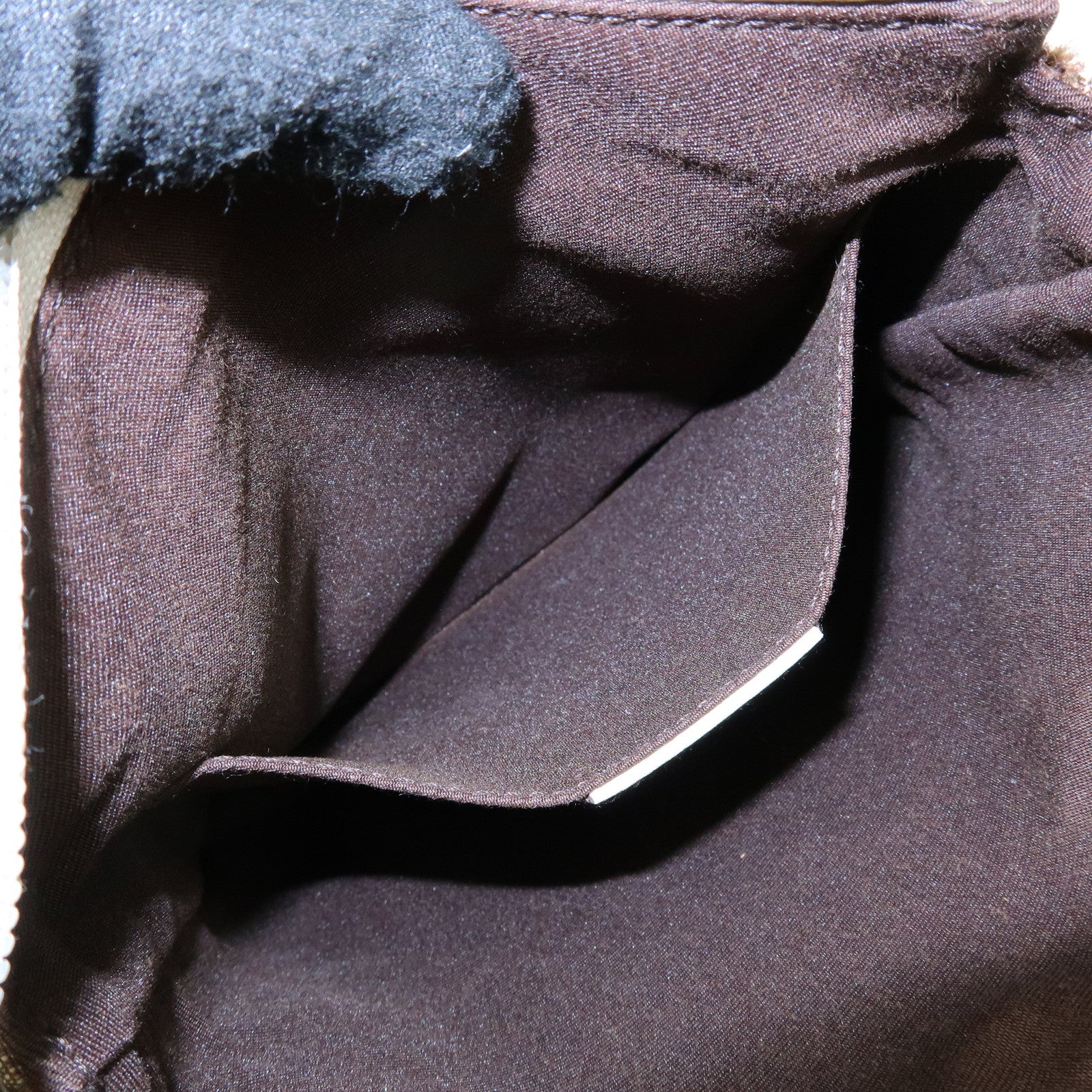 GUCCI GG Canvas Leather Shoulder Crossbody Bag Brown Ivory 147671