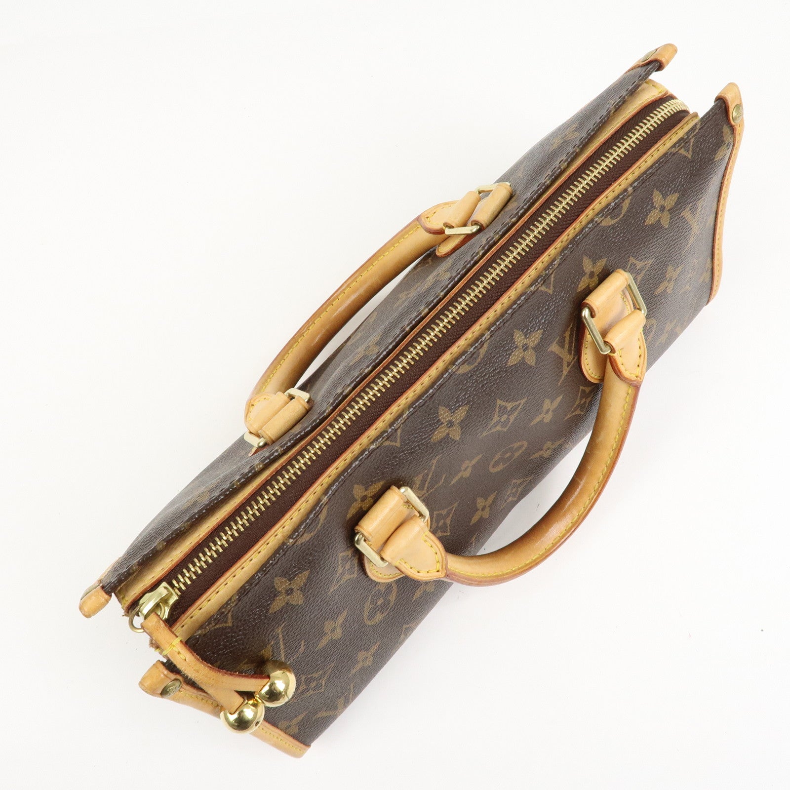 Louis Vuitton Monogram Popincourt Hand Bag Brown M40009