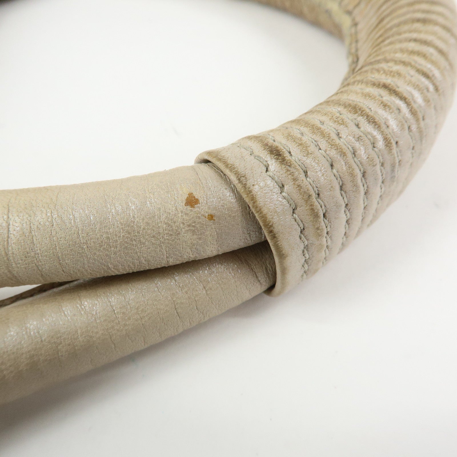 LOEWE Anagram Nappa Aire Leather Hand Bag Shoulder Bag Beige