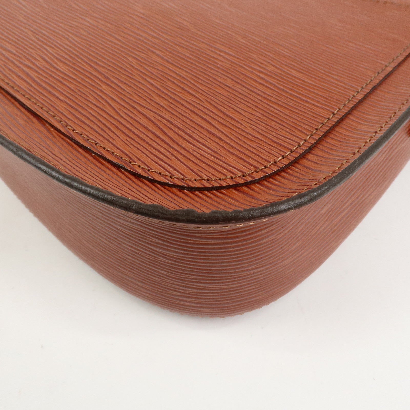 Louis Vuitton Epi Saint Cloud Shoulder Bag Kenya Brown M52193