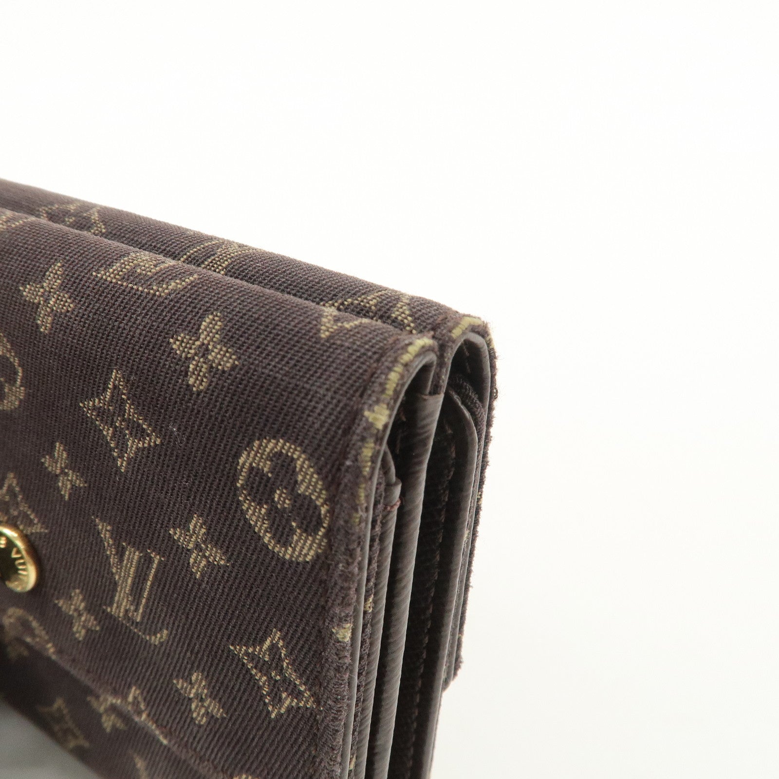 Louis Vuitton Monogram Mini Lin Portefeuille Elise Wallet M95233