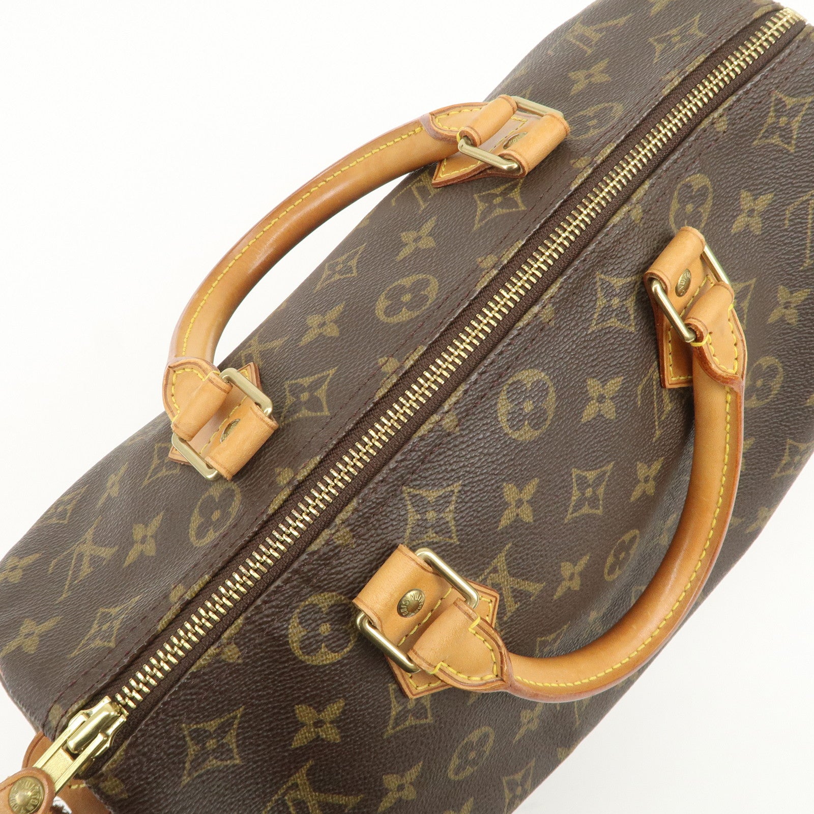 Louis Vuitton Monogram Speedy 30 Boston Bag Hand Bag Brown M41526
