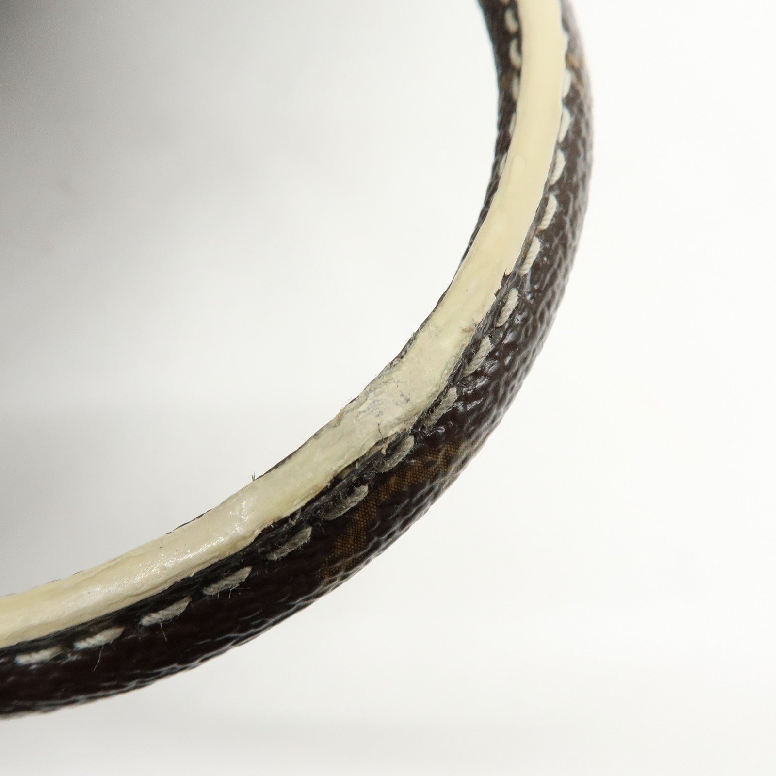 Louis Vuitton Shiny Monogram Canvas Lockit Hand Bag Brown M40597