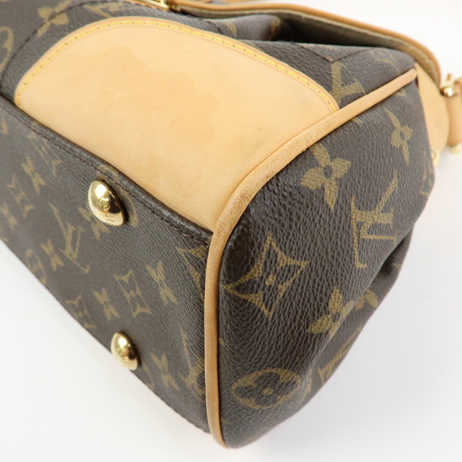 Louis Vuitton Monogram Beverly MM Shoulder Hand Bag Brown M40121