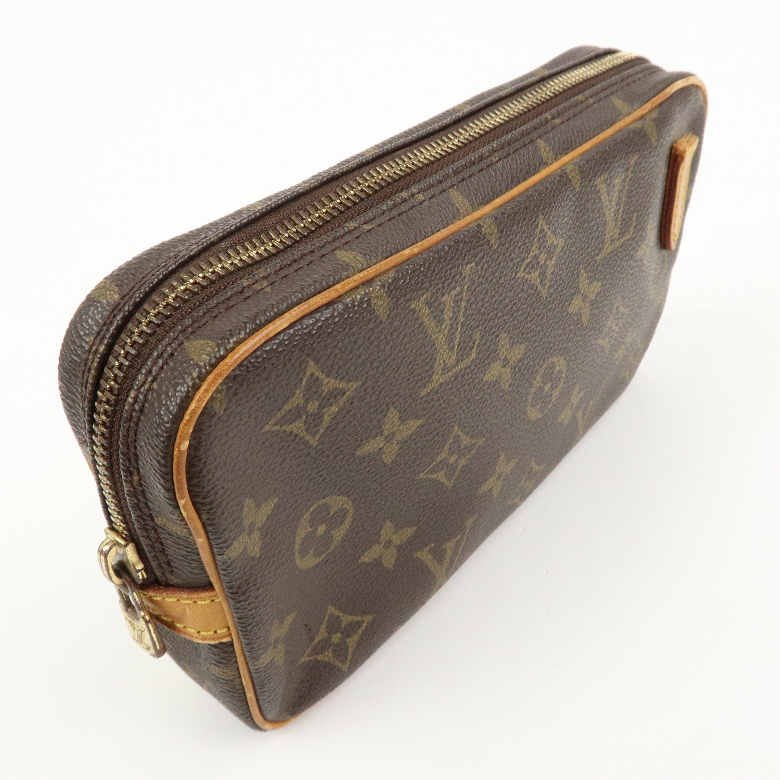 Louis Vuitton Monogram Pochette Marly Bandouliere Bag Brown M51828
