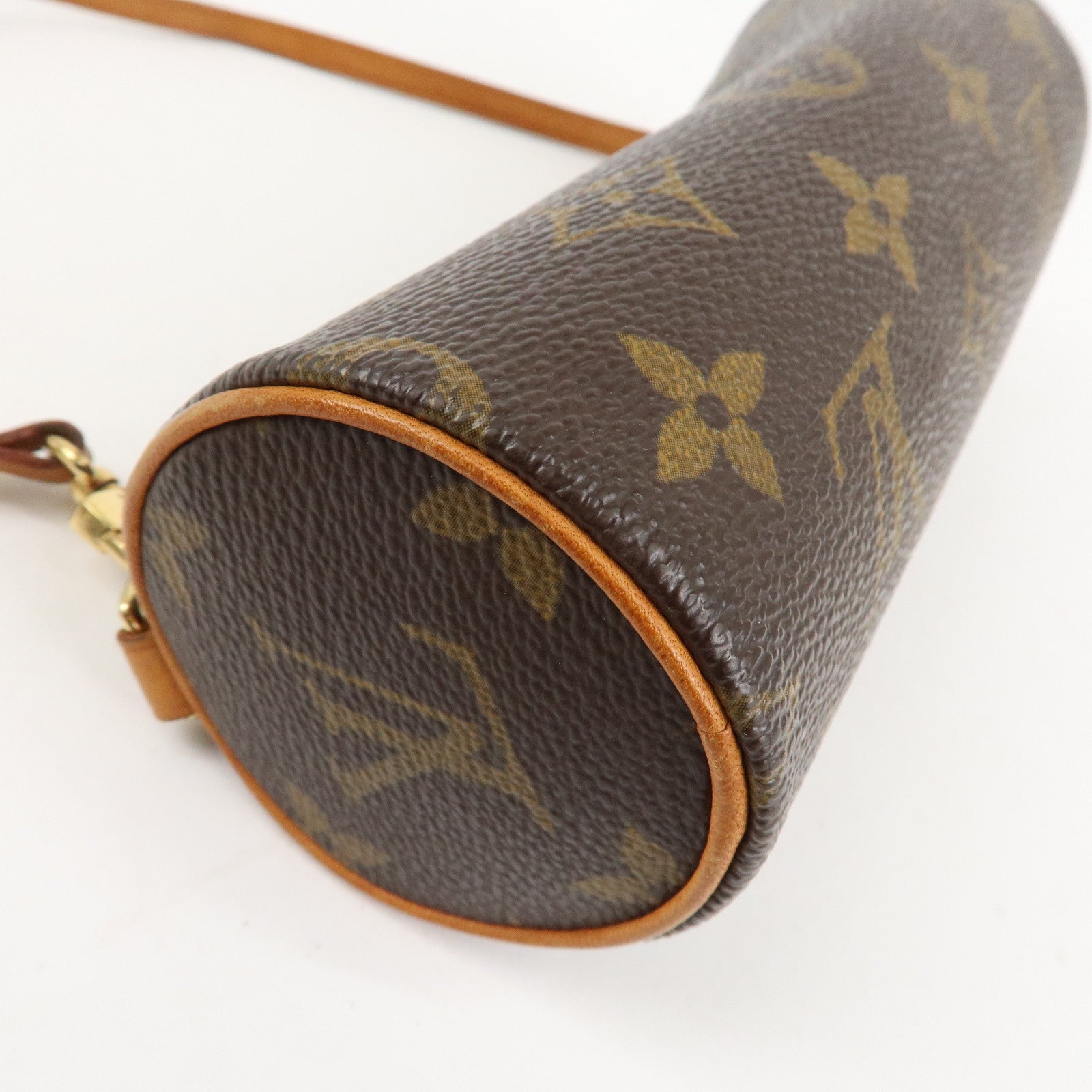 Louis Vuitton Set of 2 Monogram Mini Pouch for Papillon Bag Brown Used