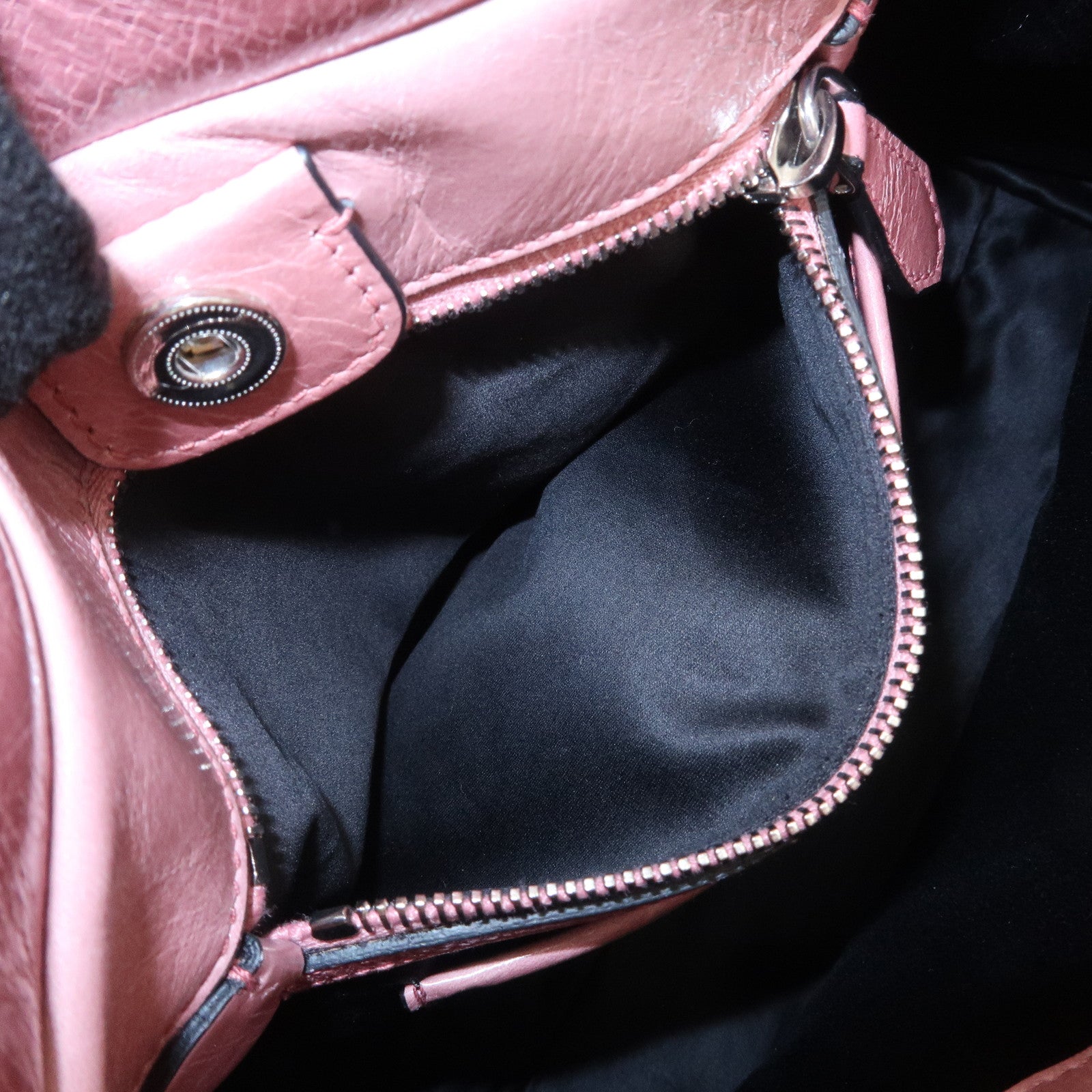 MIU MIU Vitello Lux 2Way Bag Hand Bag Shoulder Bag Pink RN0955
