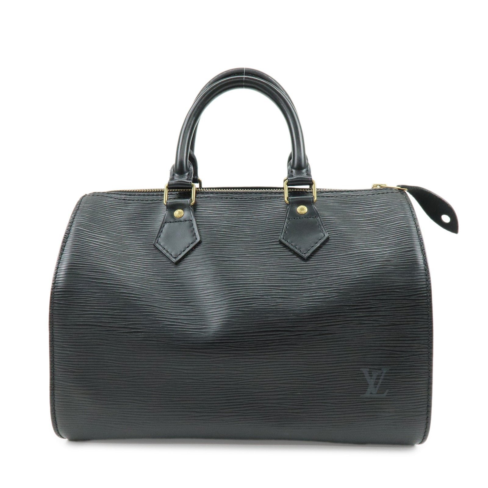 Louis Vuitton Epi Speedy 25 Hand Bag Boston Bag Noir M59032