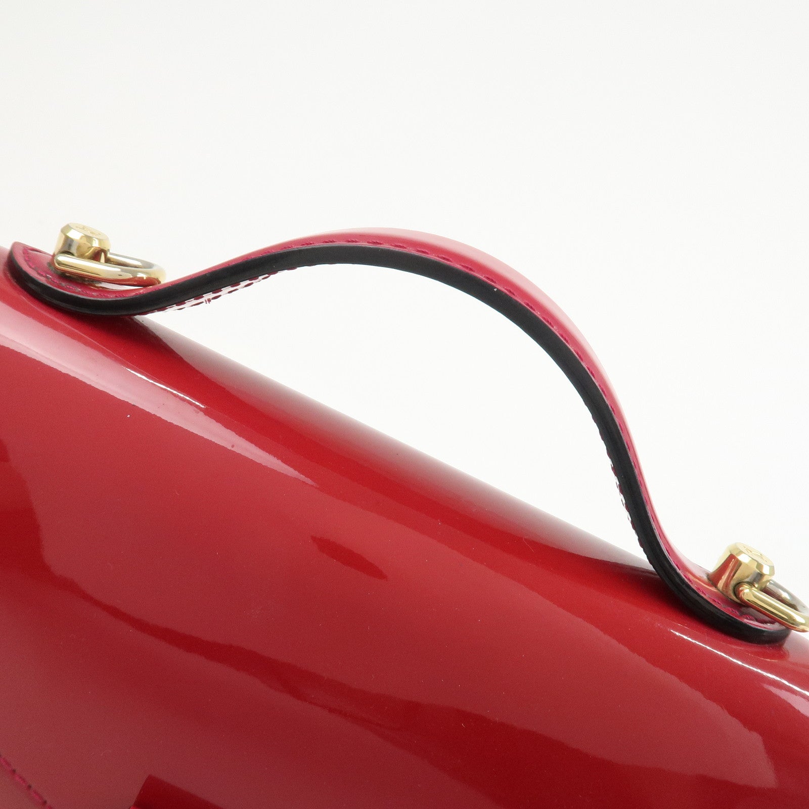 Louis Vuitton Vernis Monceau BB 2Way Hand Bag Rose Indien M91579