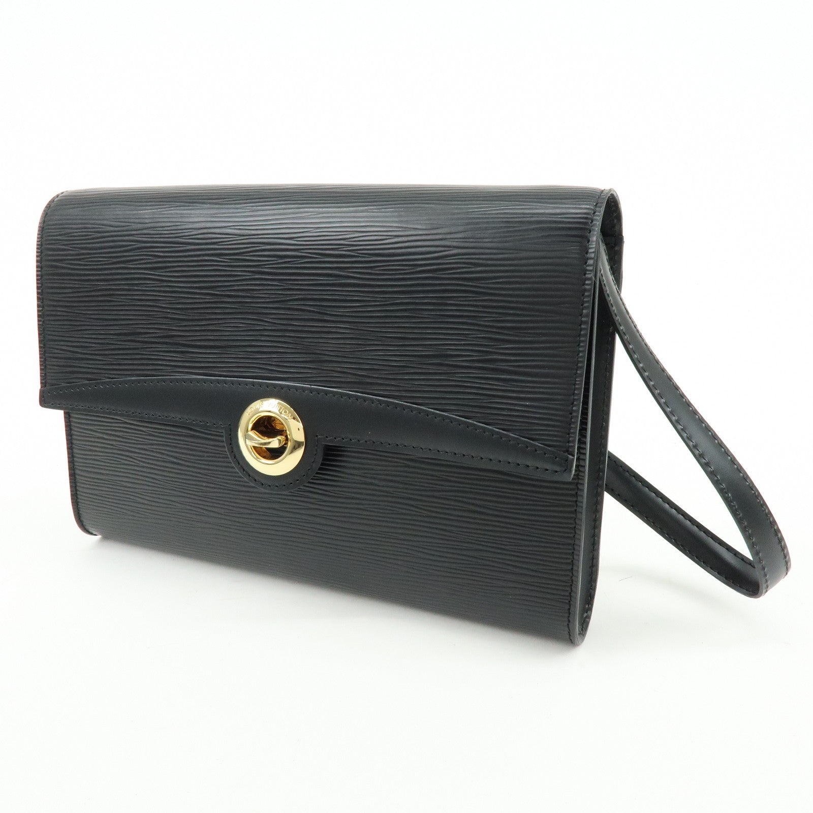 Louis Vuitton Epi Arche 2Way Shoulder Bag Clutch Bag Noir M52572