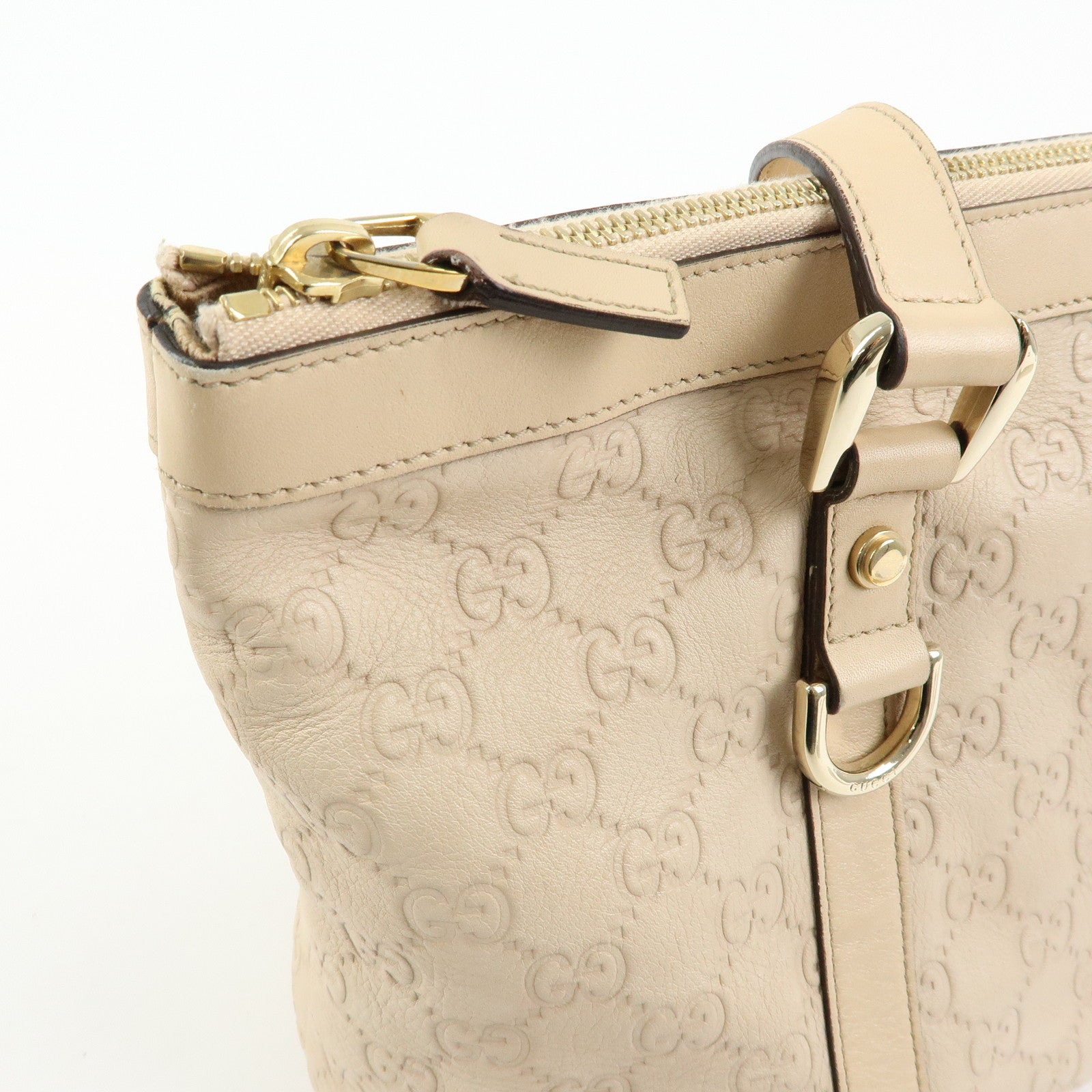 GUCCI Abbey Guccissima Leather Tote Bag Hand Bag Pink141470