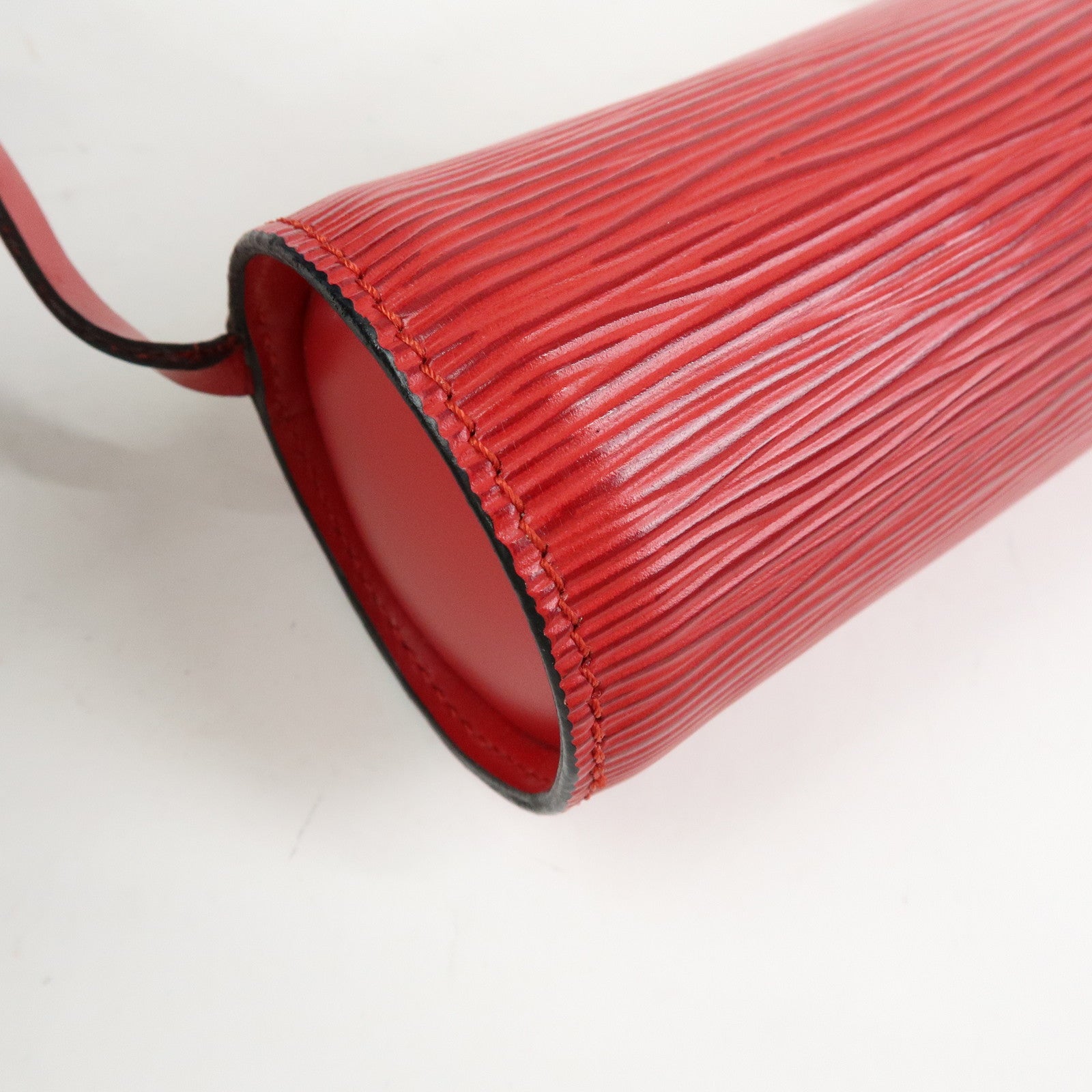 Louis Vuitton Epi Set of 2 Leather Soufflot Pouch Red Blue