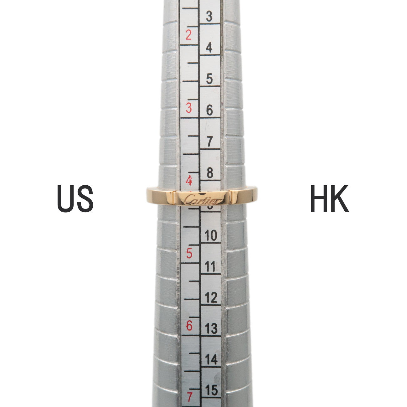 Cartier Maillon Panthere Ring 750YG #8 Yellow Gold