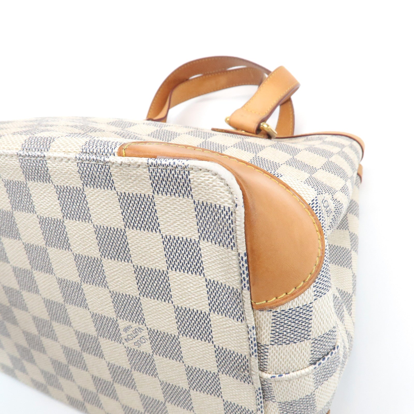 Louis Vuitton Damier Azur Hampstead PM Hand Bag Shoulder Bag N51207