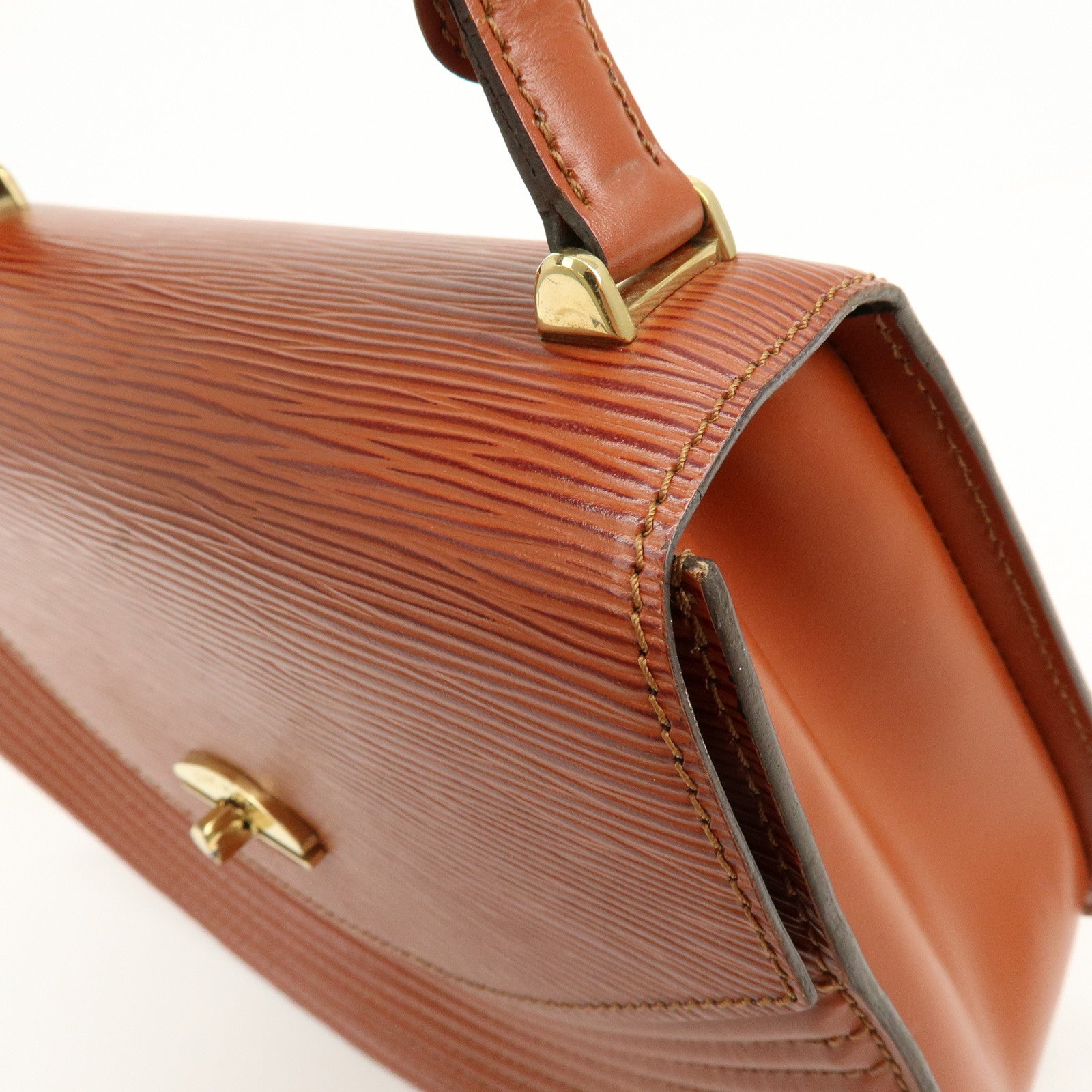 Louis Vuitton Epi Tilsit Shoulder Bag Hand Bag Kenya Brown M52483