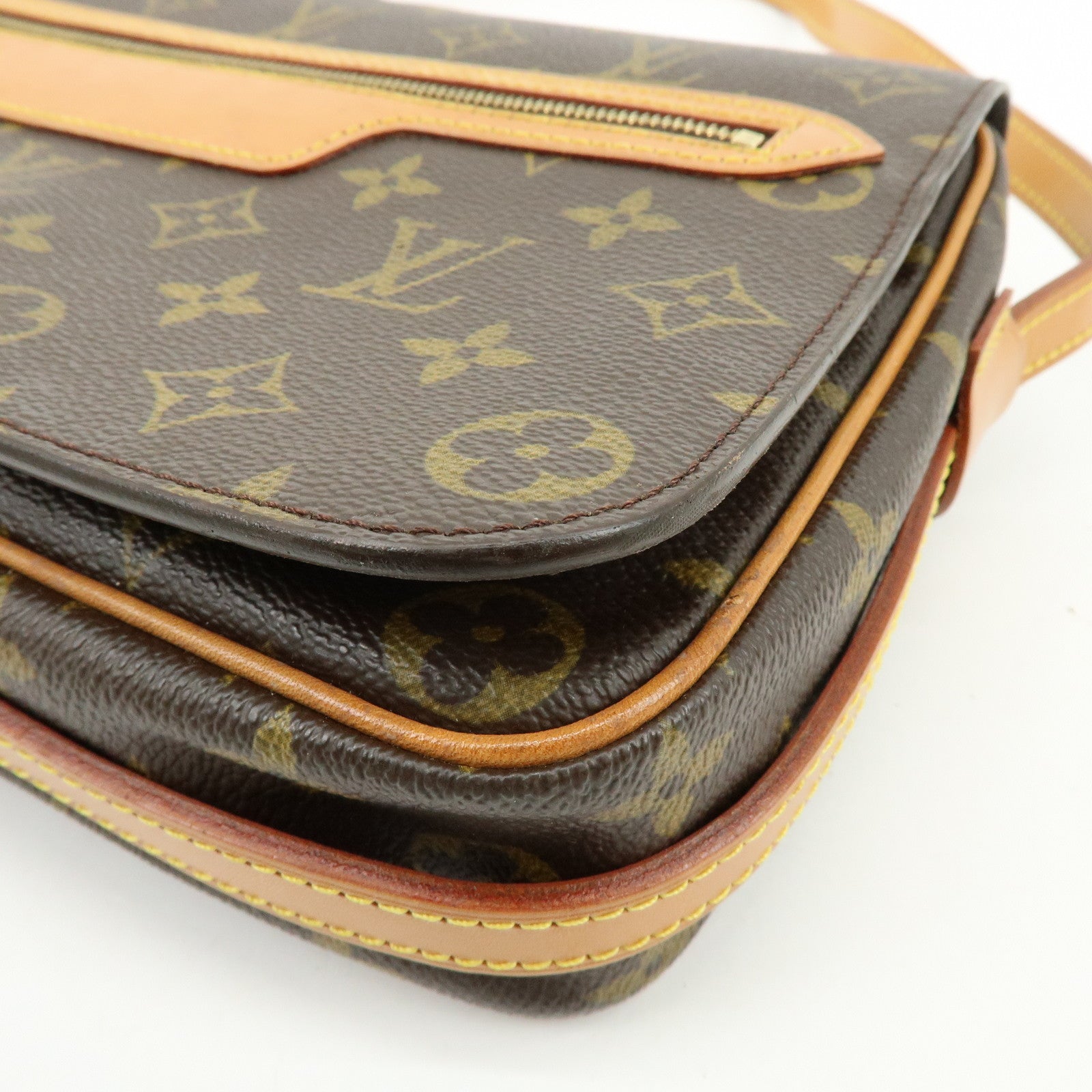 Louis Vuitton Monogram Saint Germain 28 Shoulder Bag Brown M51207