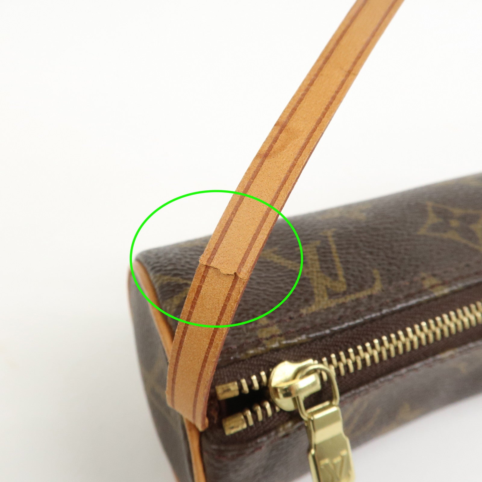 Louis Vuitton Monogram Mini Pouch for Papillon Bag Brown