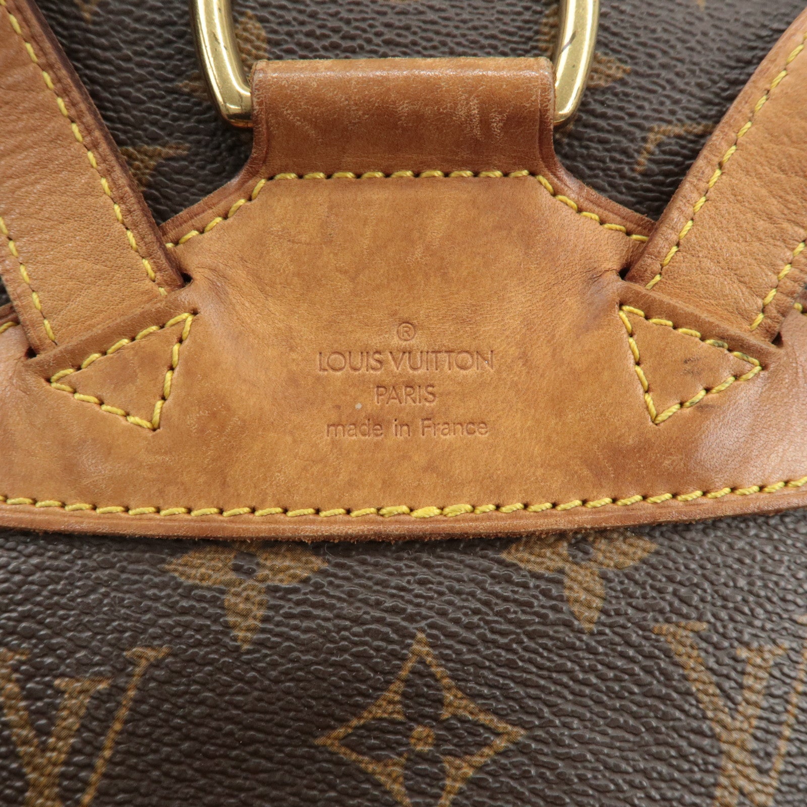 Louis Vuitton Monogram Montsouris MM Backpack Brown M51136 Used