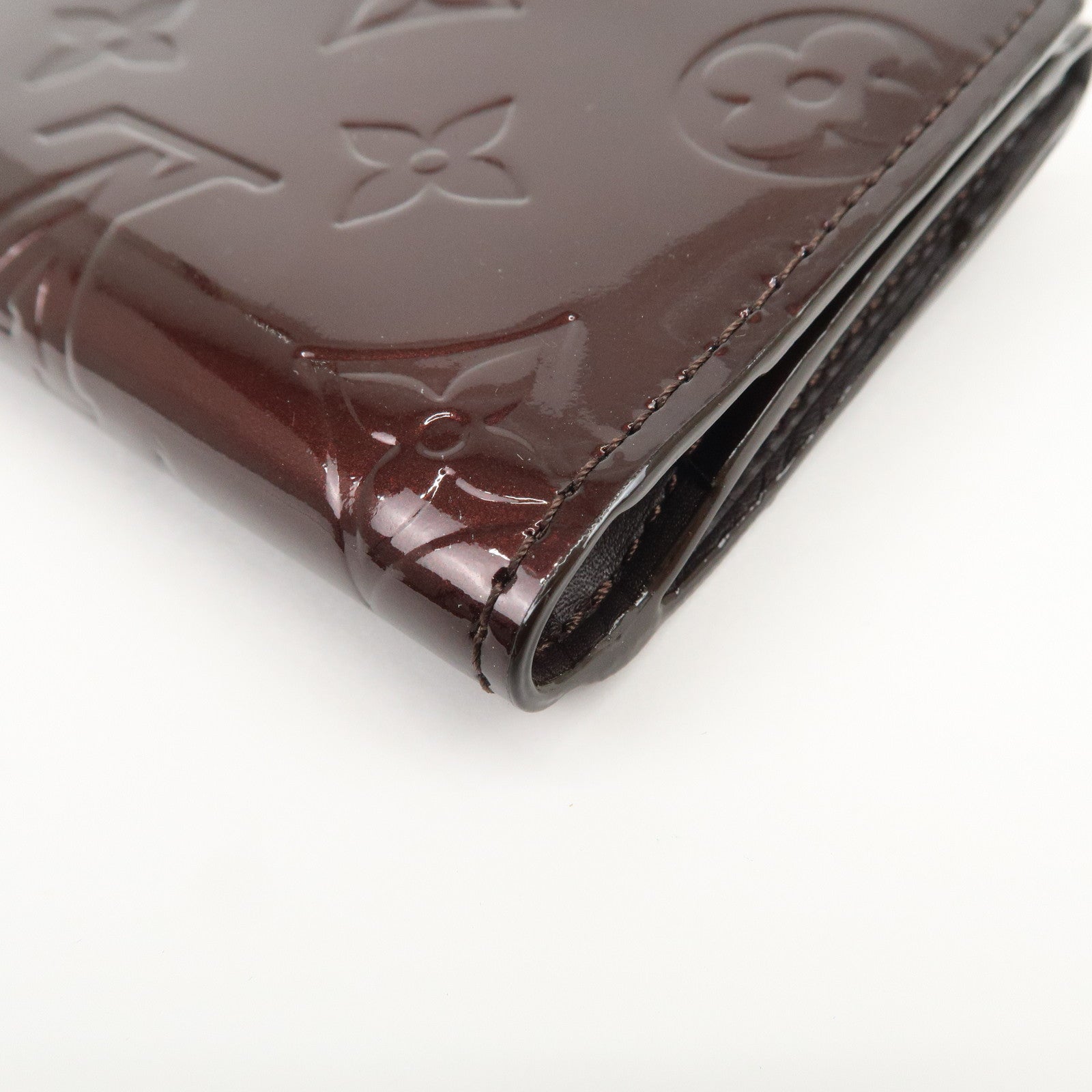 Louis Vuitton Monogram Vernis Leather Ludlow Coin Card Case M93519