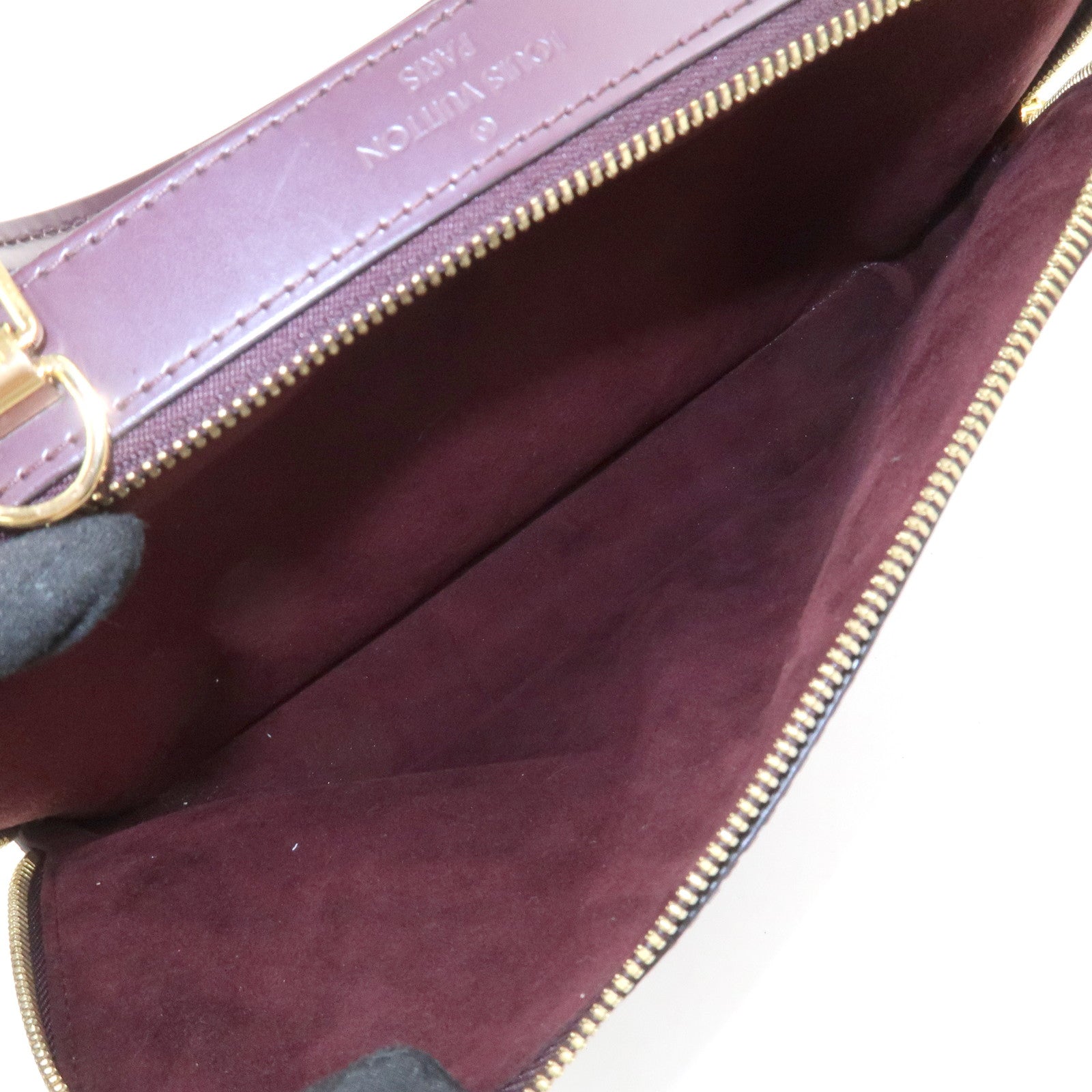 Louis Vuitton Monogram Vernis Melrose 2Way Hand Bag Amarante M42693