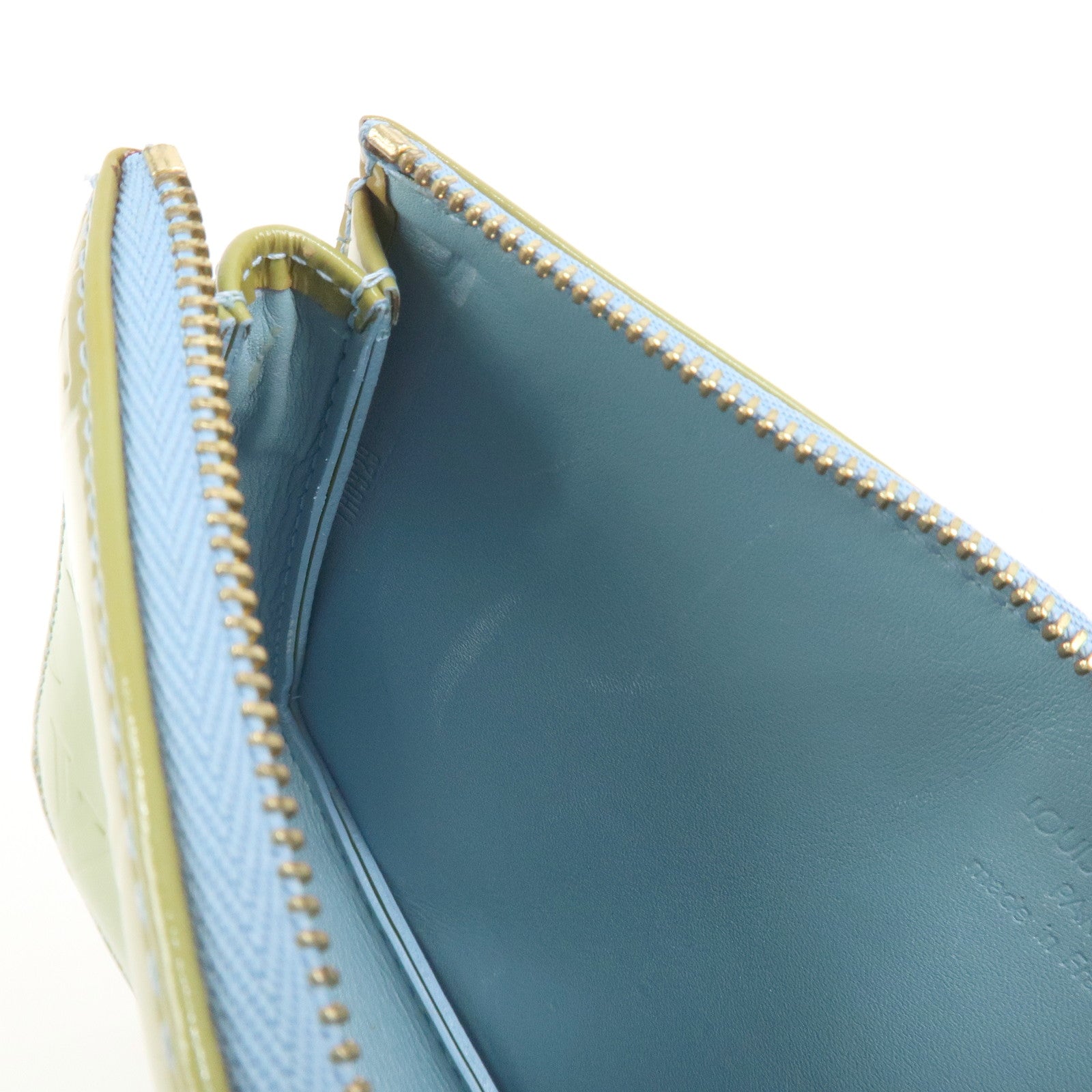 Louis Vuitton Monogram Vernis Lexington Hand Bag Baby Blue M91011