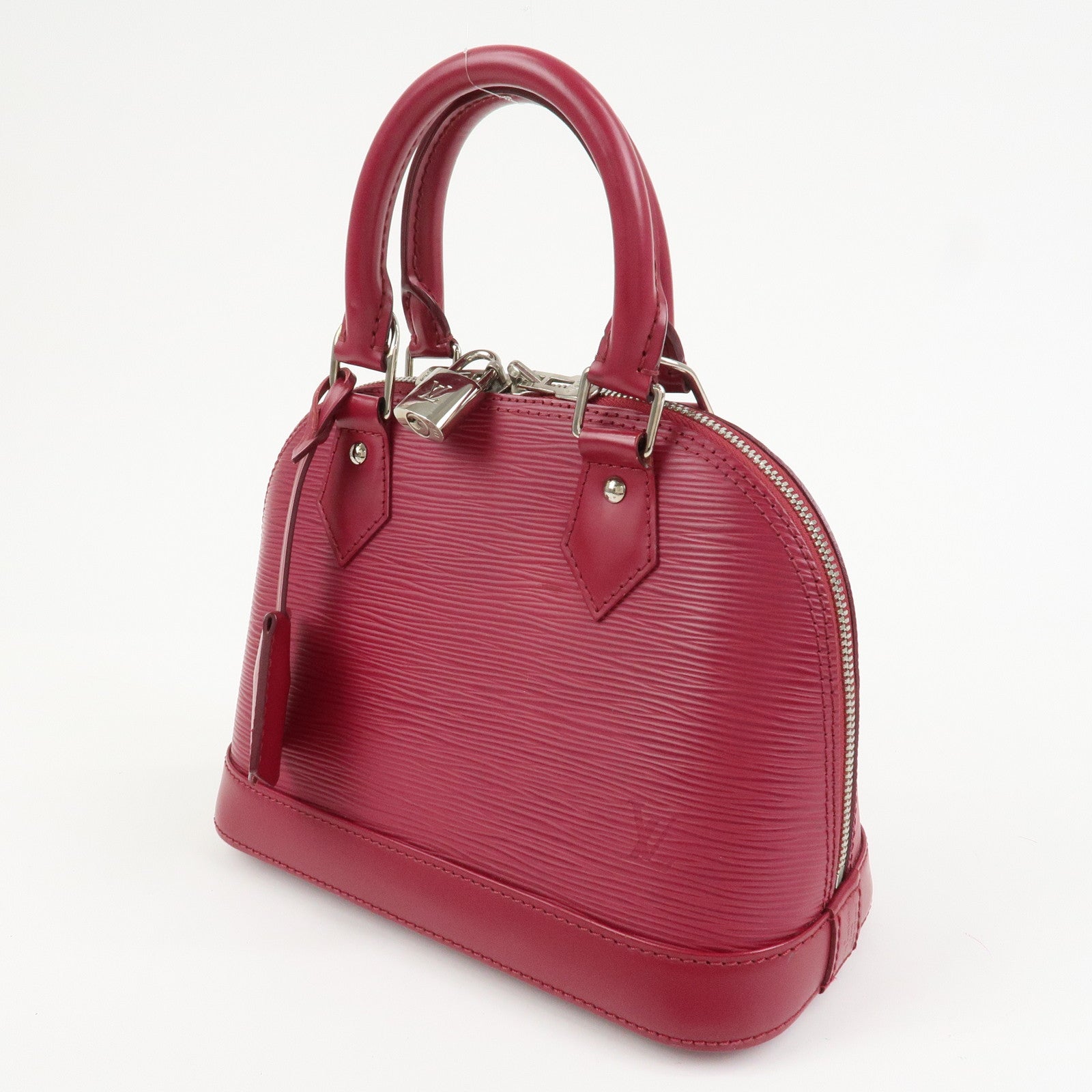 Louis Vuitton Epi Alma BB Hand Bag Shoulder Bag Fuchsia M40851