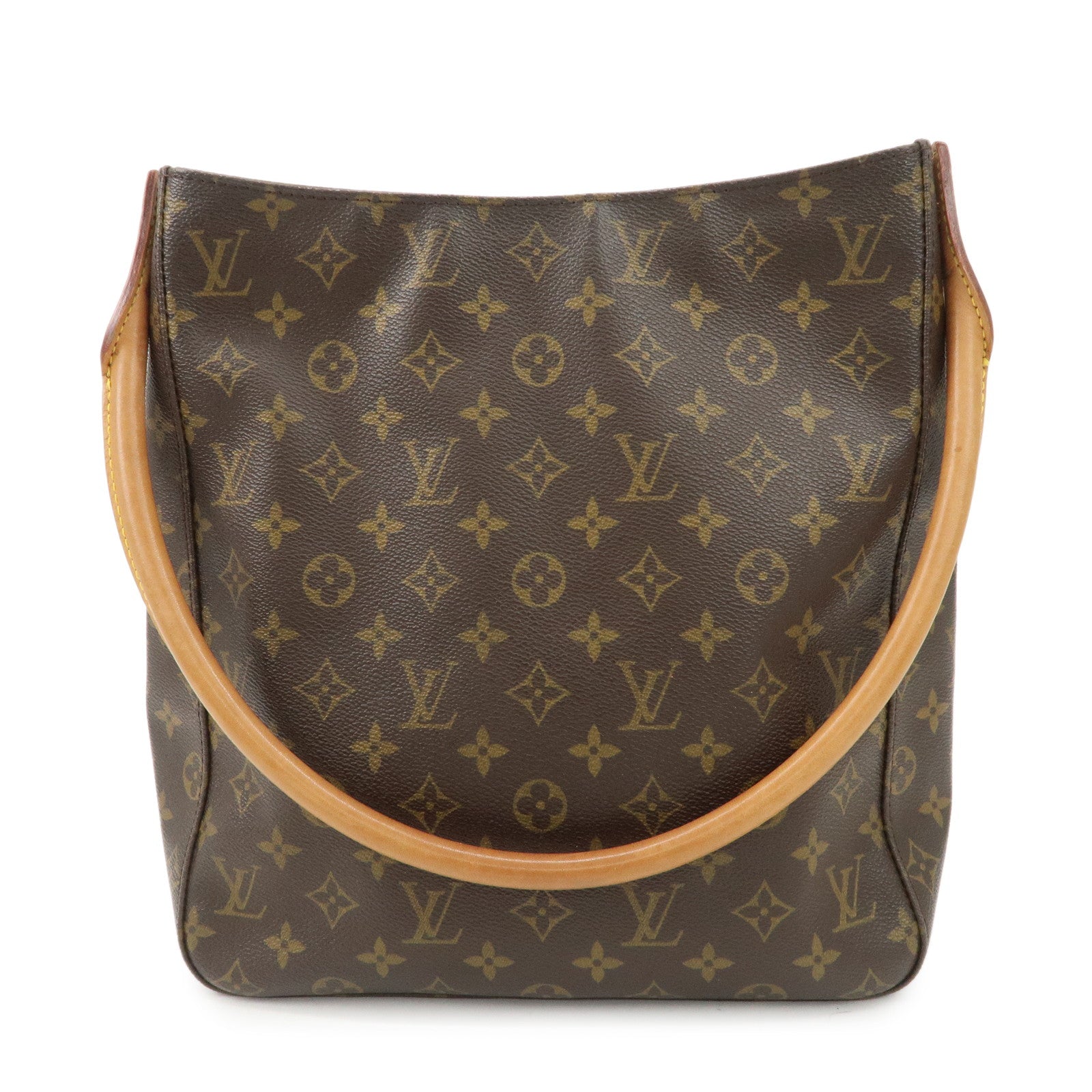 Louis Vuitton Monogram Looping GM Shoulder Bag Brown M51145