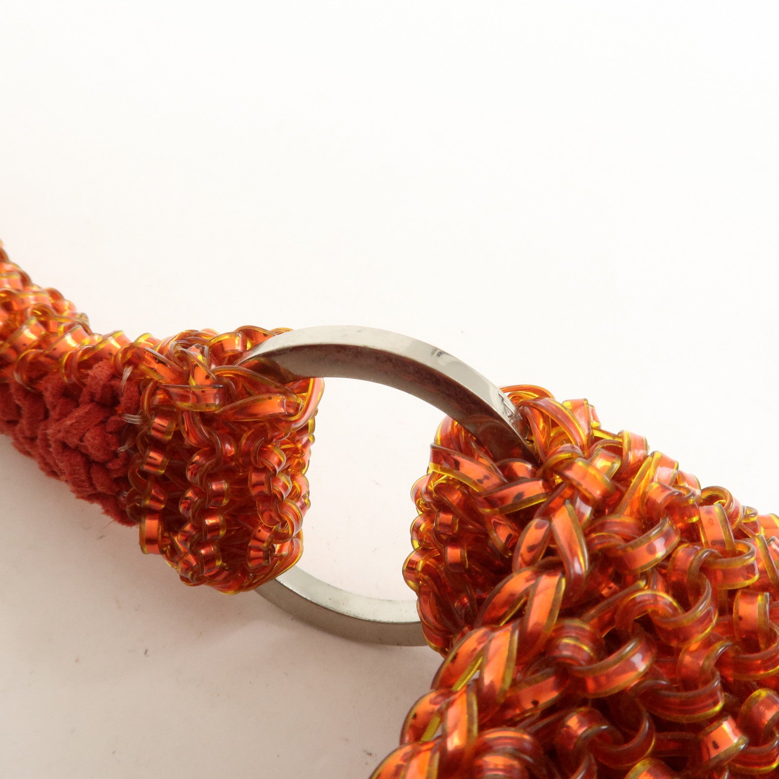 ANTEPRIMA Wire Bag PVC Shoulder Bag Hand Bag Orange