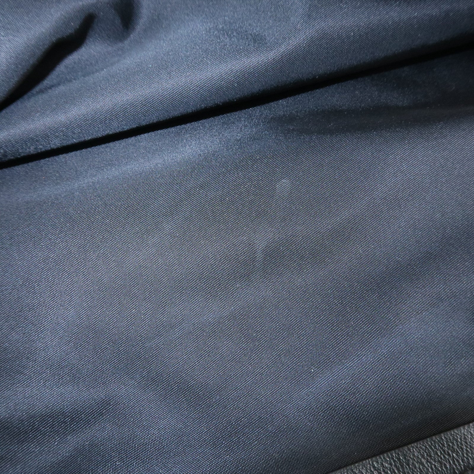 JIL SANDER Canvas Leather Shoulder Bag Crossbody Bag Black