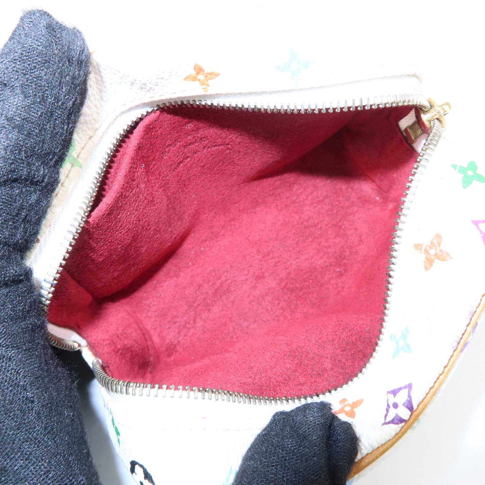 Louis Vuitton Monogram Multicolor Trousse Wapity Pouch Blanc M58033