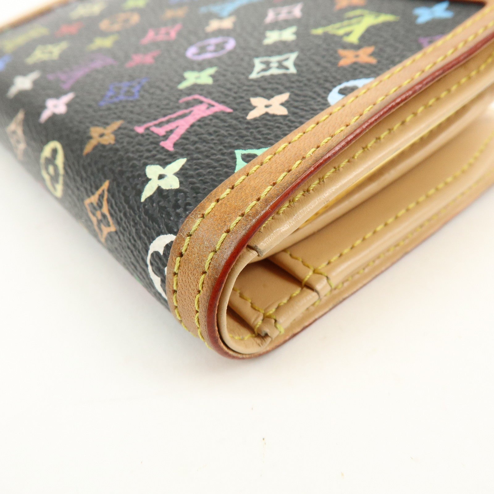 Louis Vuitton Monogram Multicolor Portefeuille Viennois Noir M92988