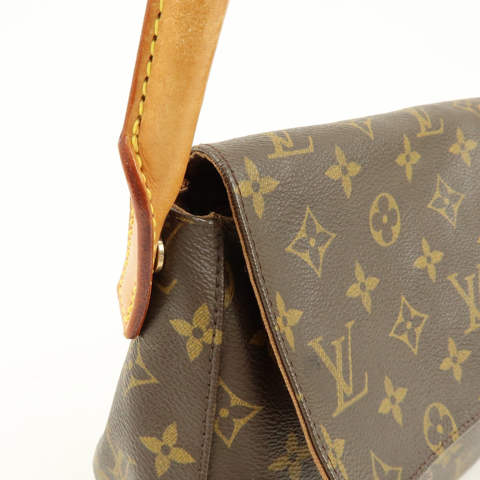 Louis Vuitton Monogram Mini Looping Shoulder Bag Brown M51147