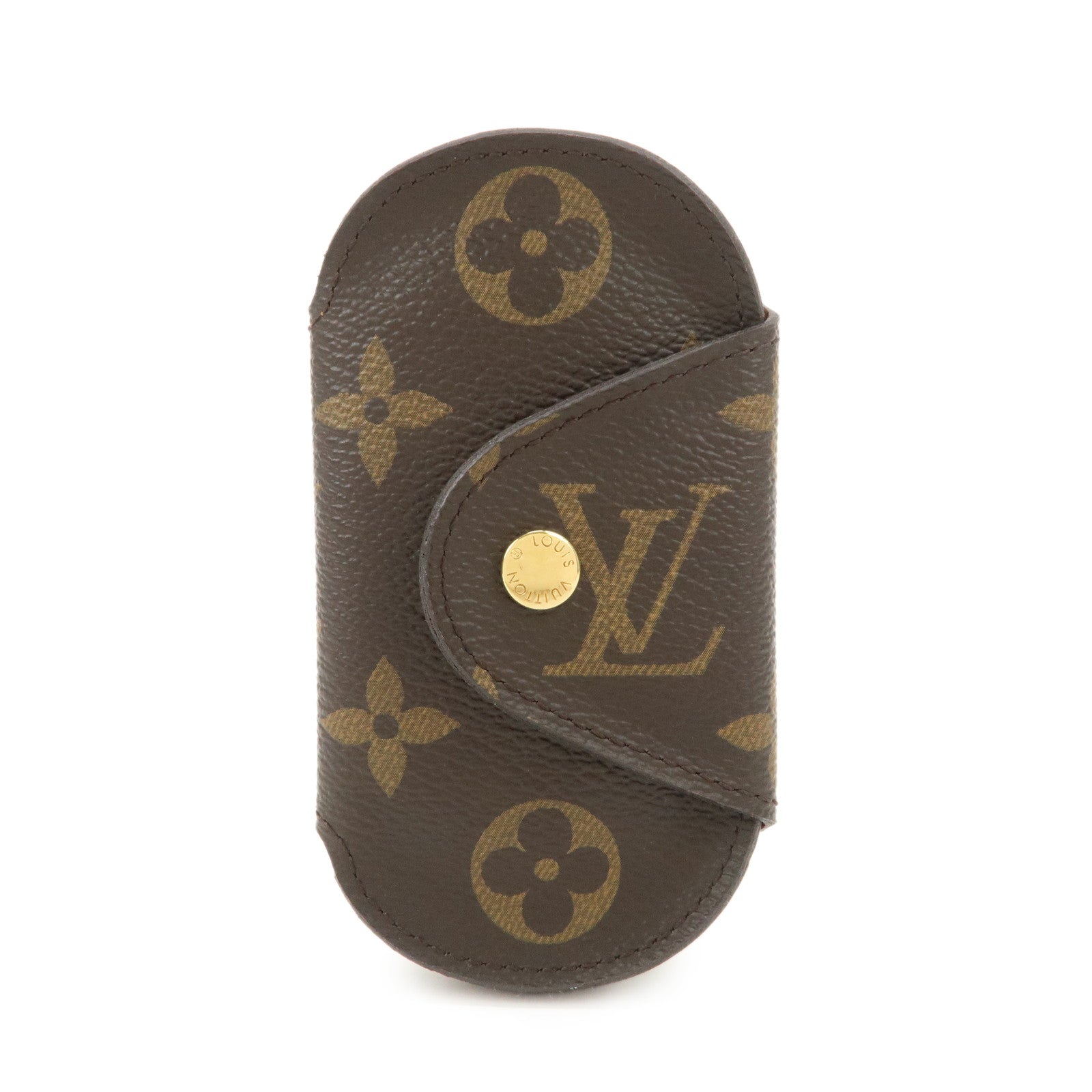 Louis Vuitton Monogram Multicles Rond PM Key Case Brown M60115