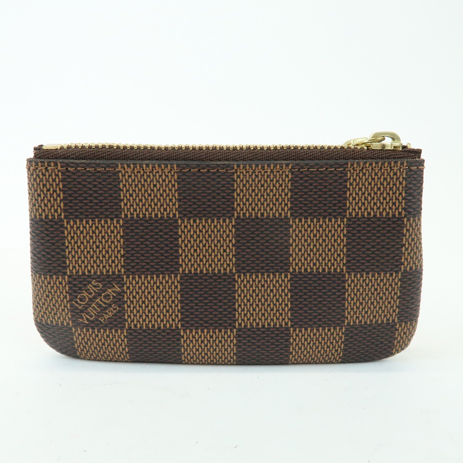 Louis Vuitton Damier Canvas Pochette Cles Damier Ebene N62658