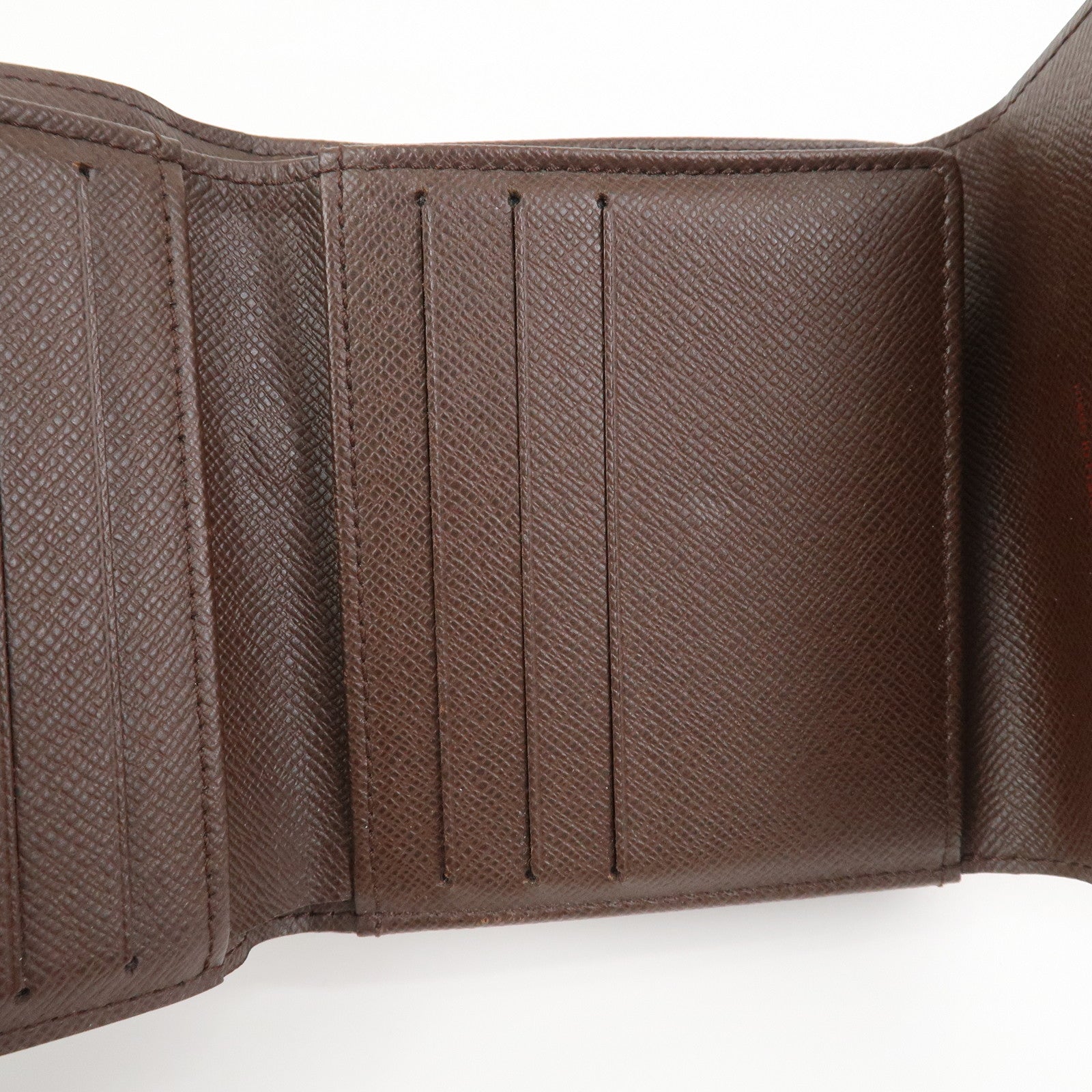 Louis Vuitton Damier Portefeuille Élise Bi-fold Wallet Brown N61654