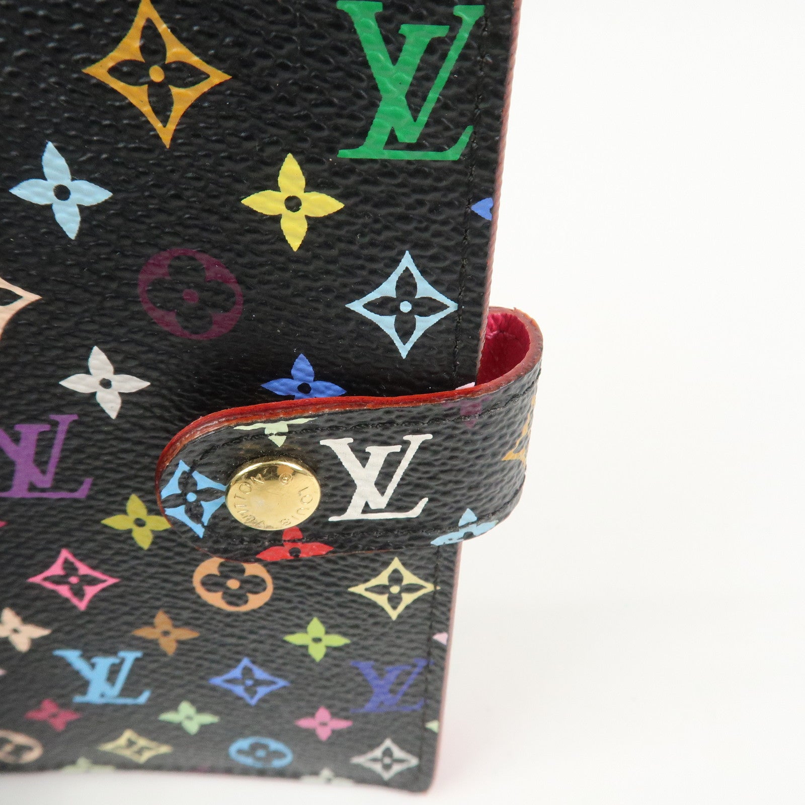 Louis Vuitton Monogram Multicolor Canvas Leather Agenda PM R21076