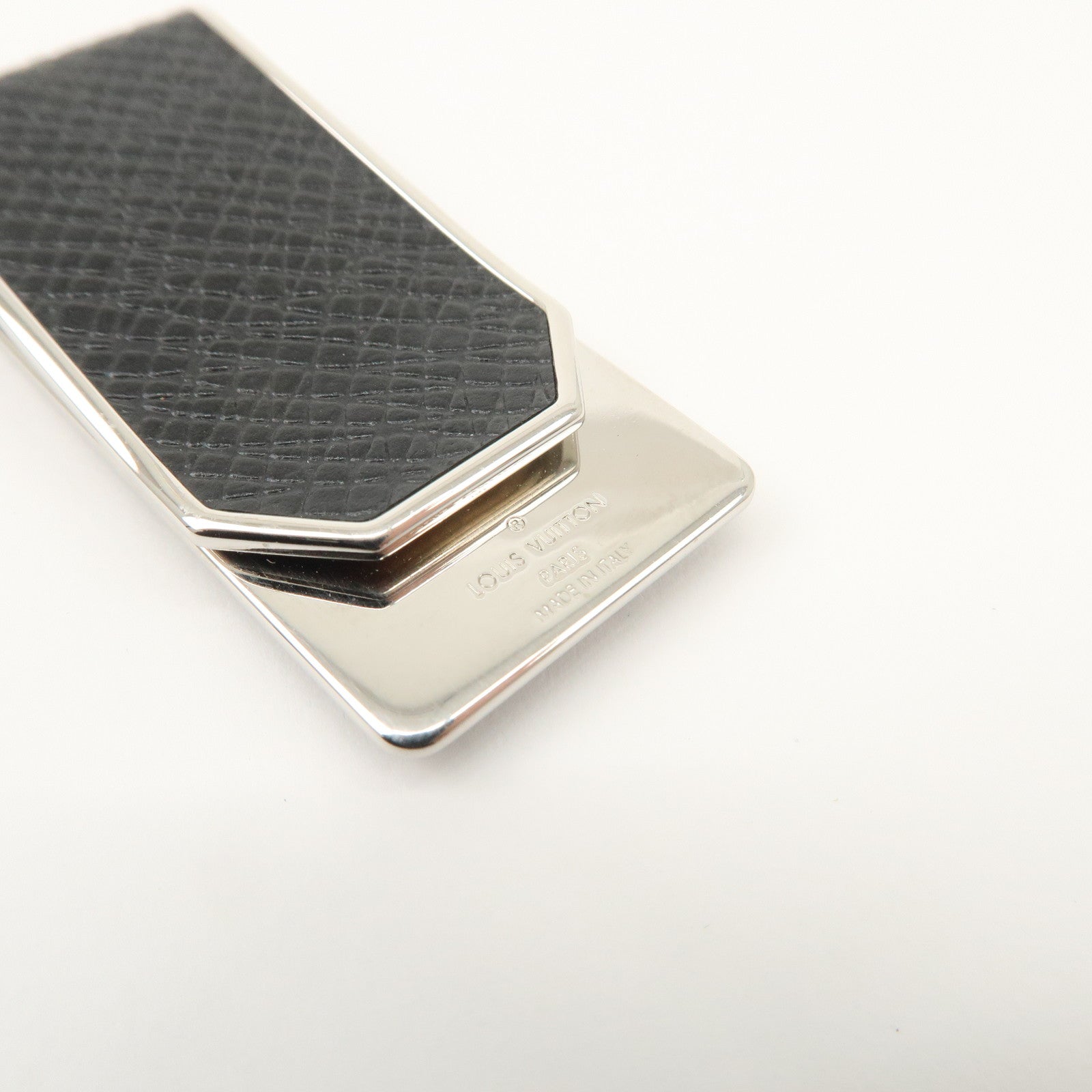 Louis Vuitton Pince Billets Neo LV Club Money Clip Black M63069 Used