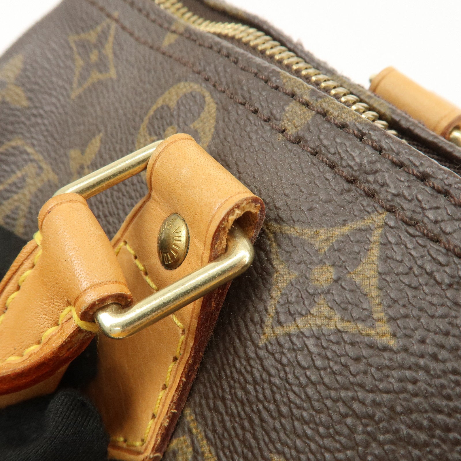 Louis Vuitton Monogram Speedy 30 Boston Bag Hand Bag Brown M41526