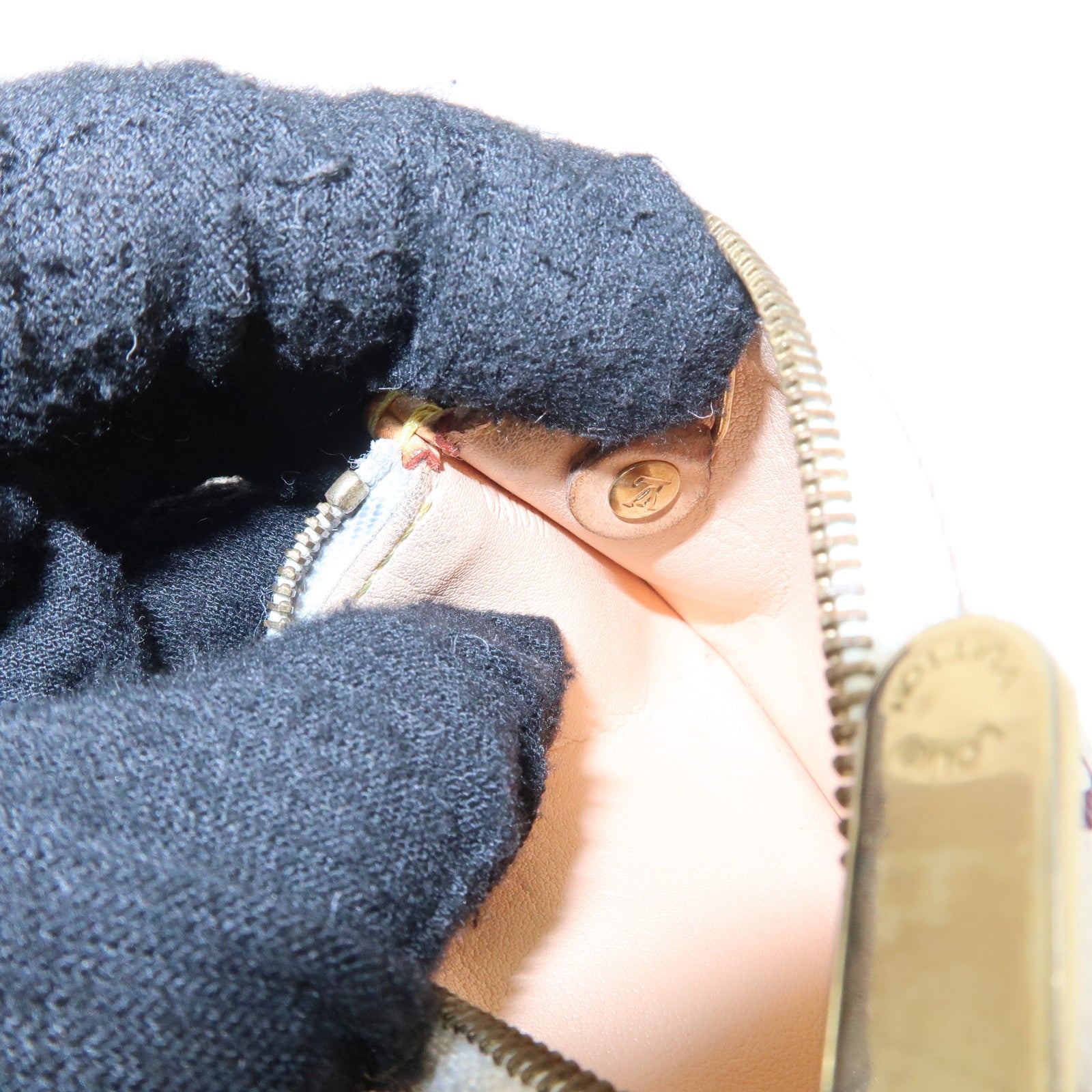 Louis Vuitton Monogram Multicolor Pochette Cles Coin Case Blanc M92655 Used