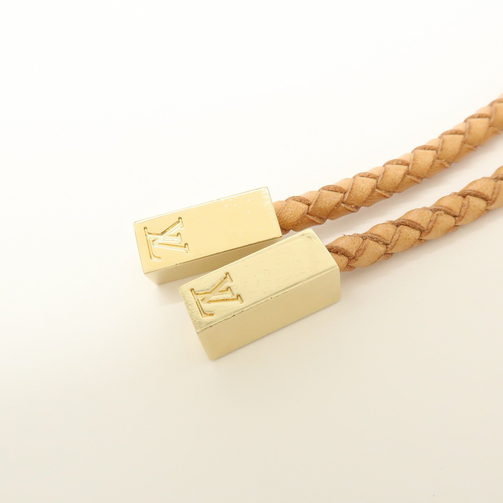 Louis Vuitton Ceinture VVN Tresse Leather Belt Natural M67302
