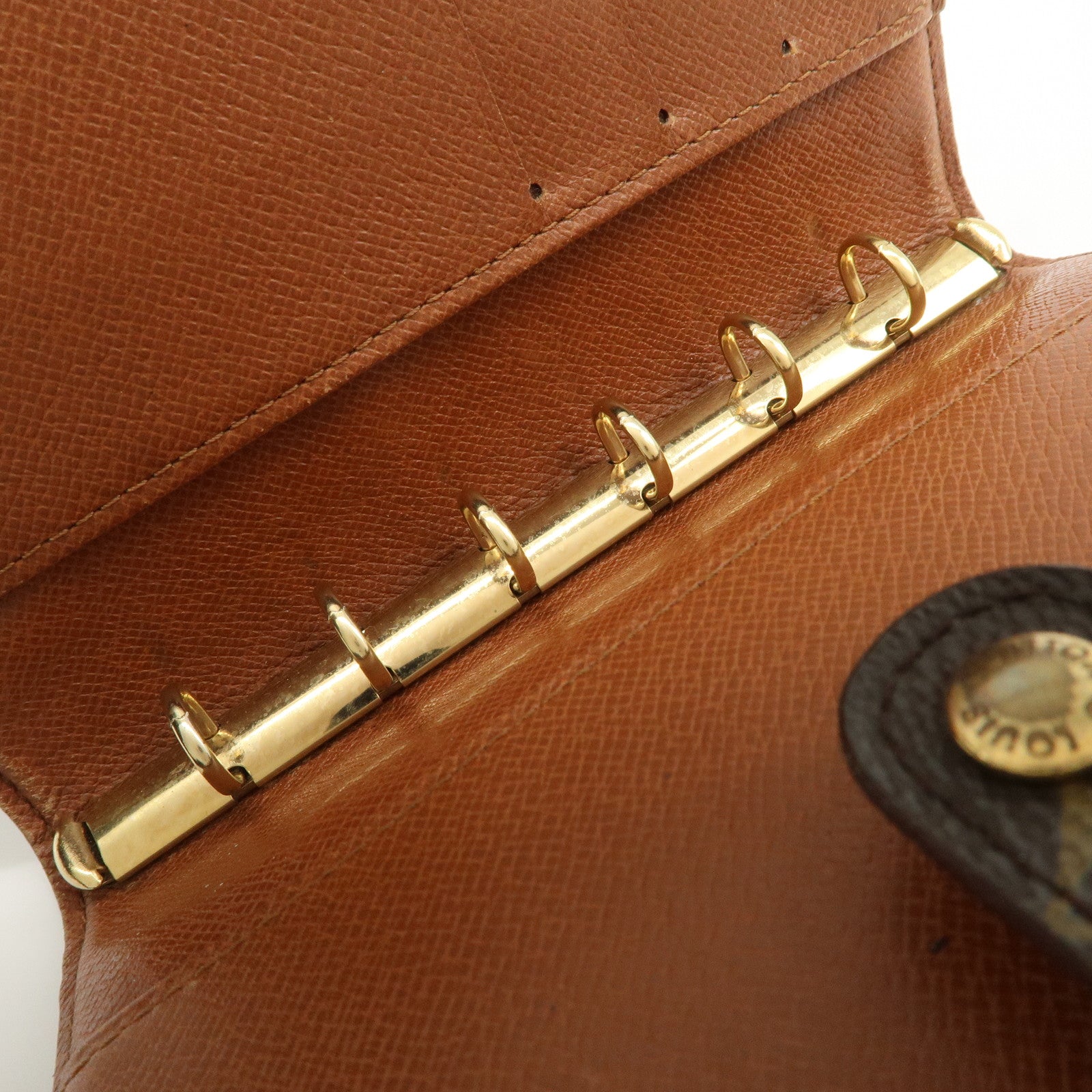 Louis Vuitton Monogram Agenda PM Planner Cover Brown R20005